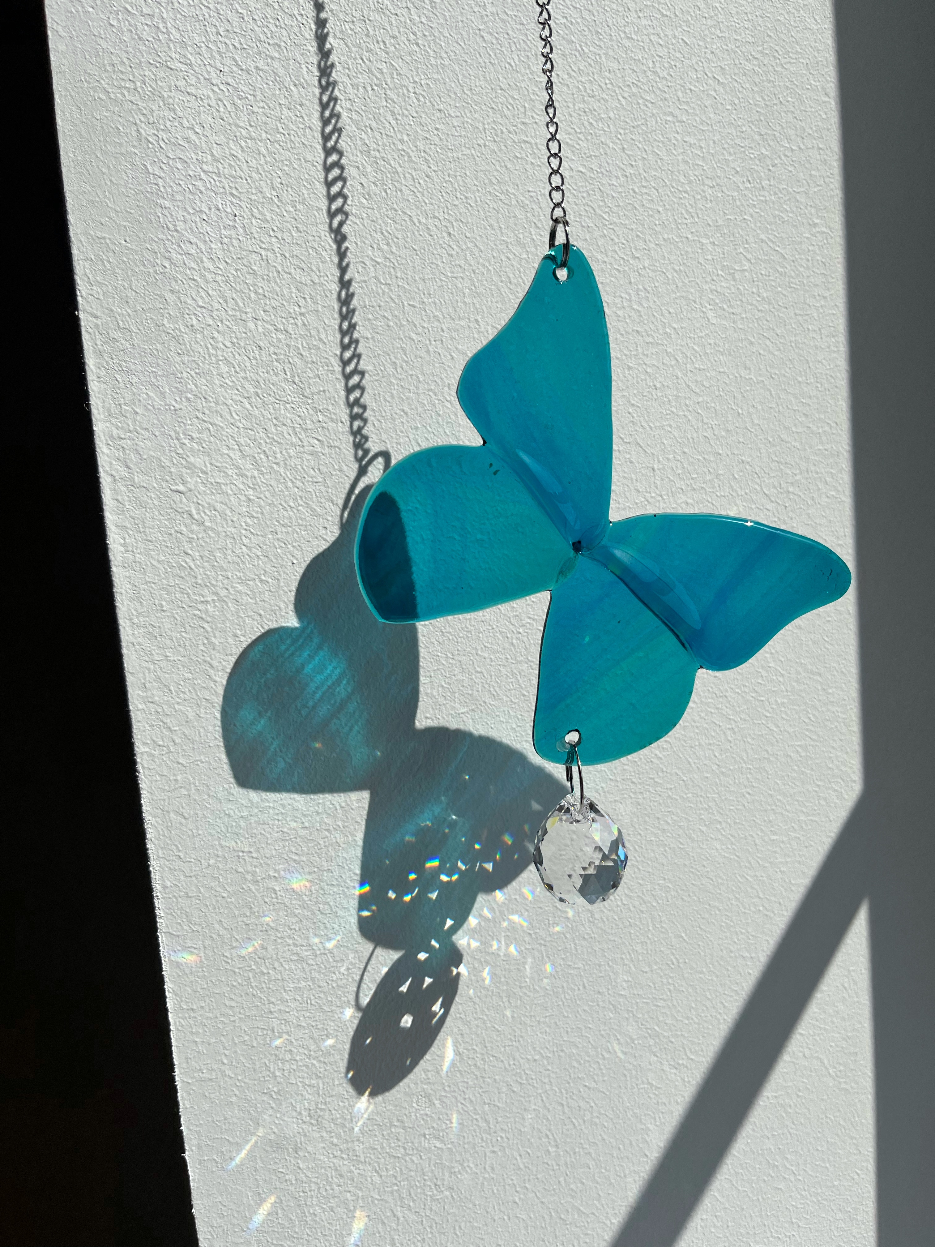 Attrape-soleil Papillon bleu
