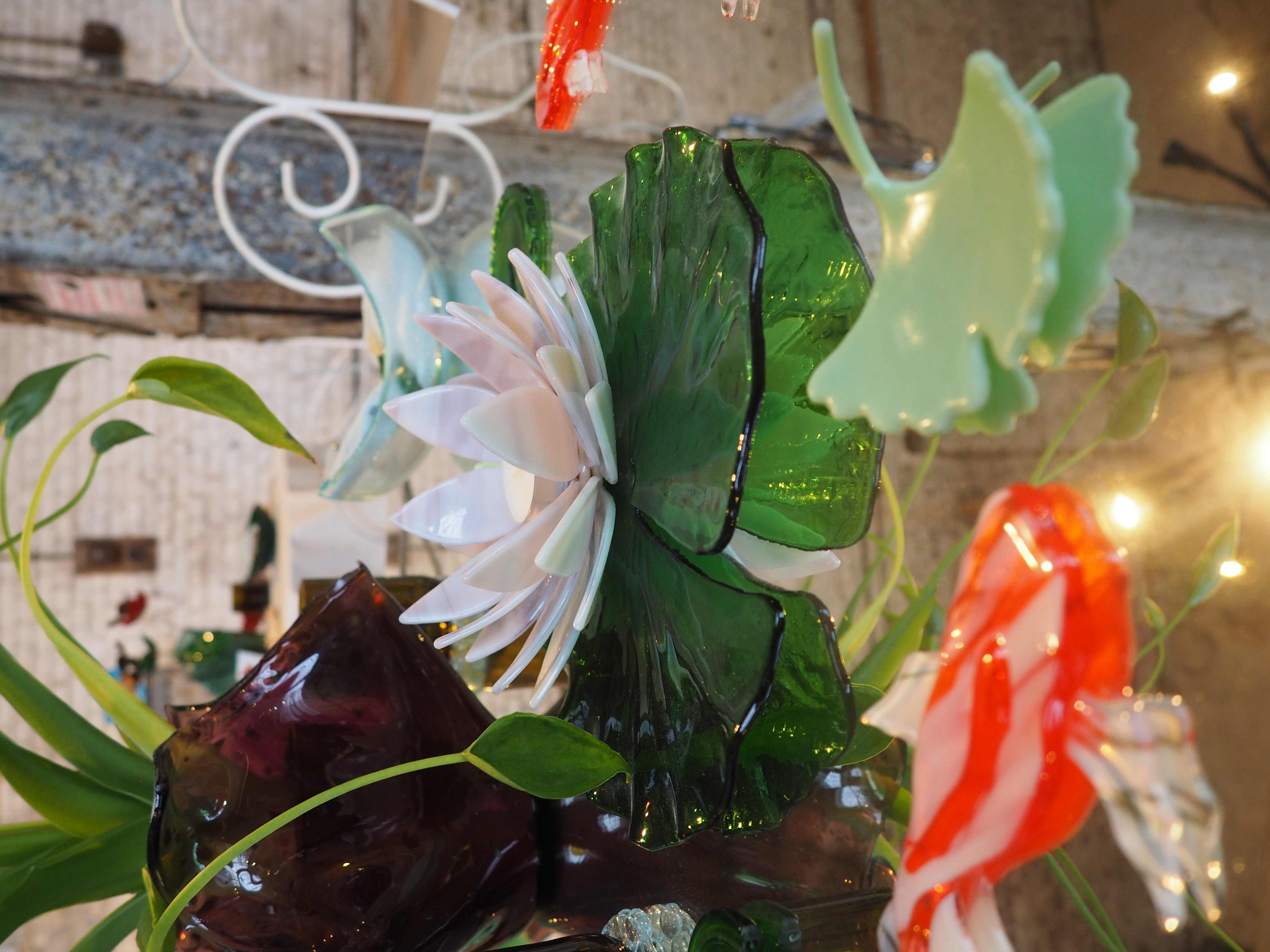 Lotus et son nénuphar - Photophore