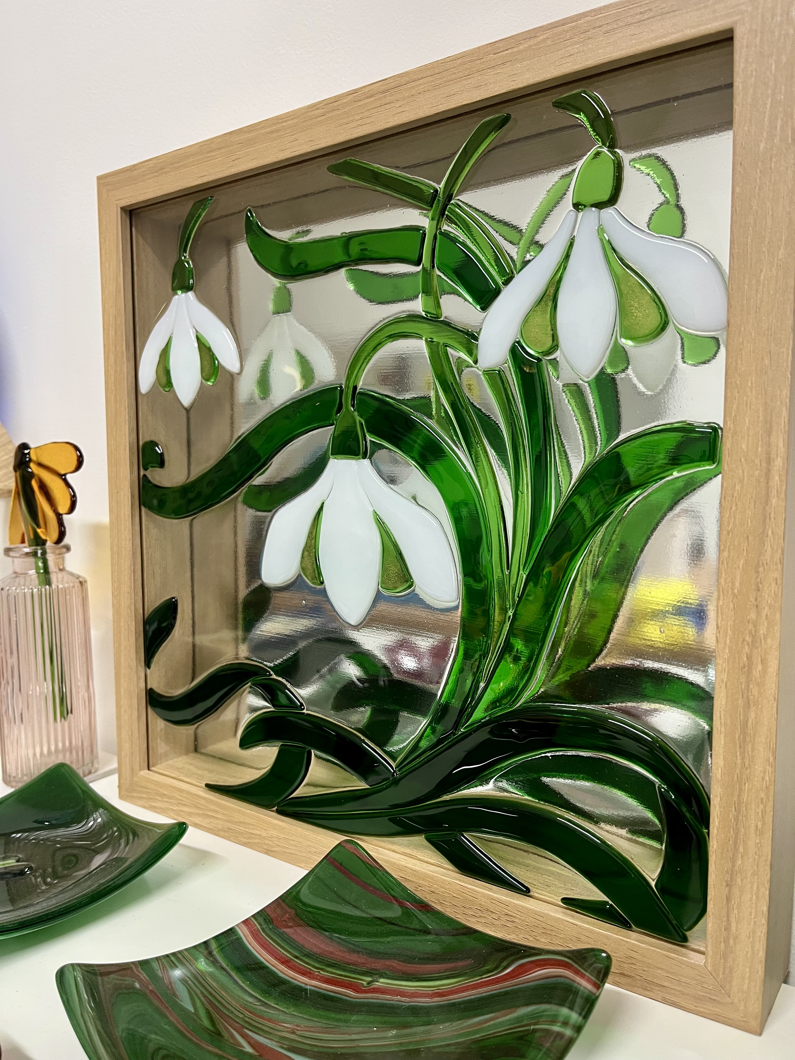 Cadre miroir Art Nouveau - Perce neige