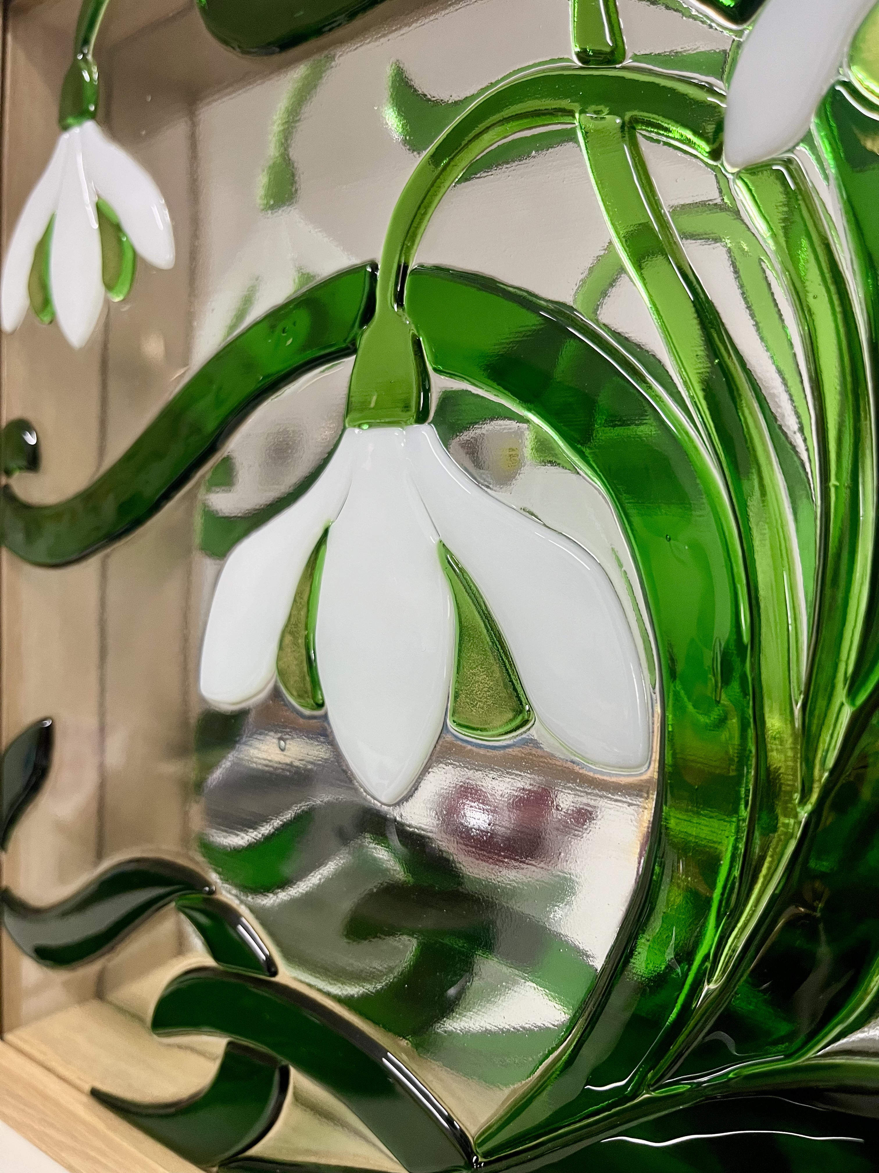 Cadre miroir Art Nouveau - Perce neige