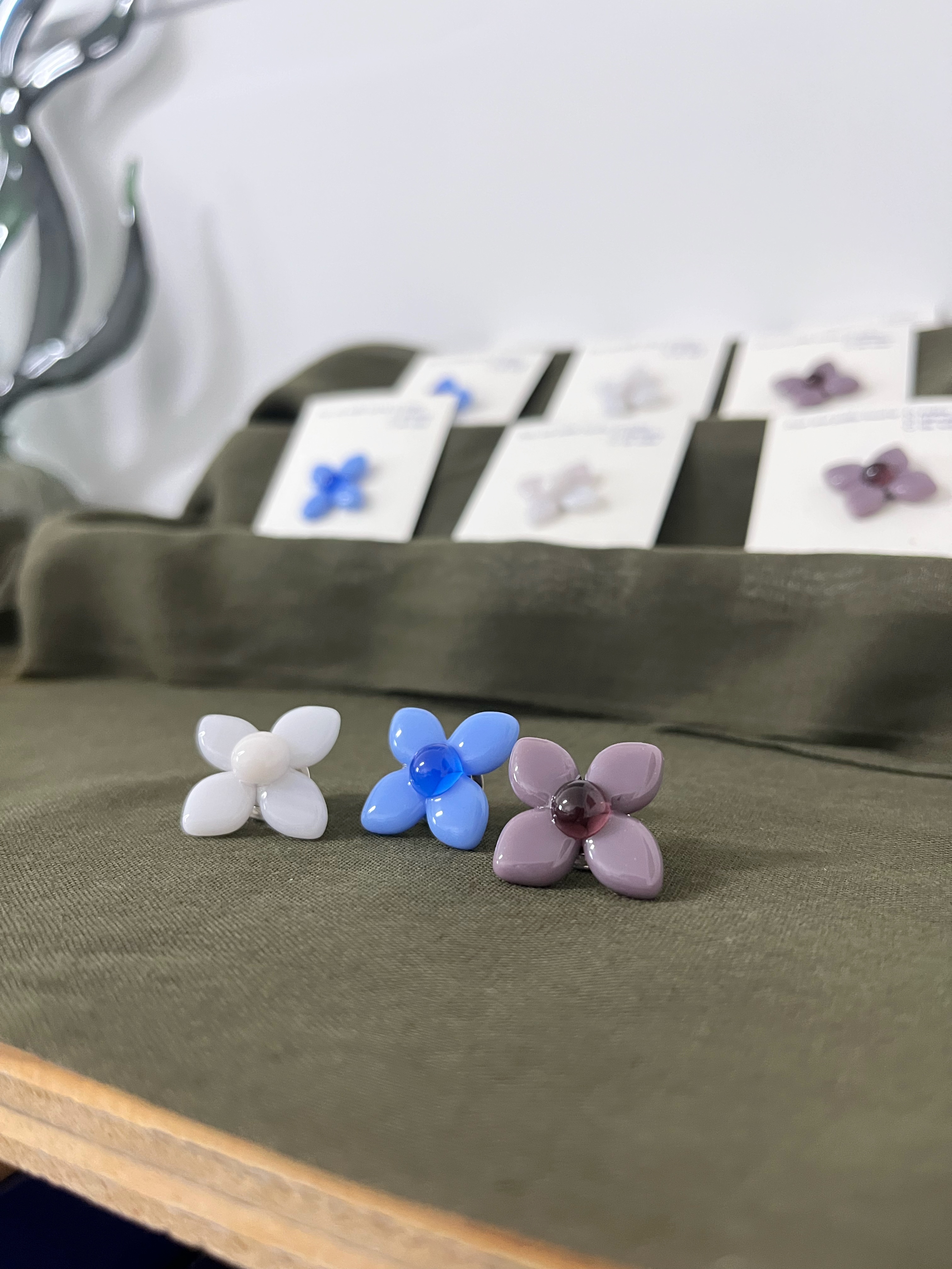 Broche pin's hortensia