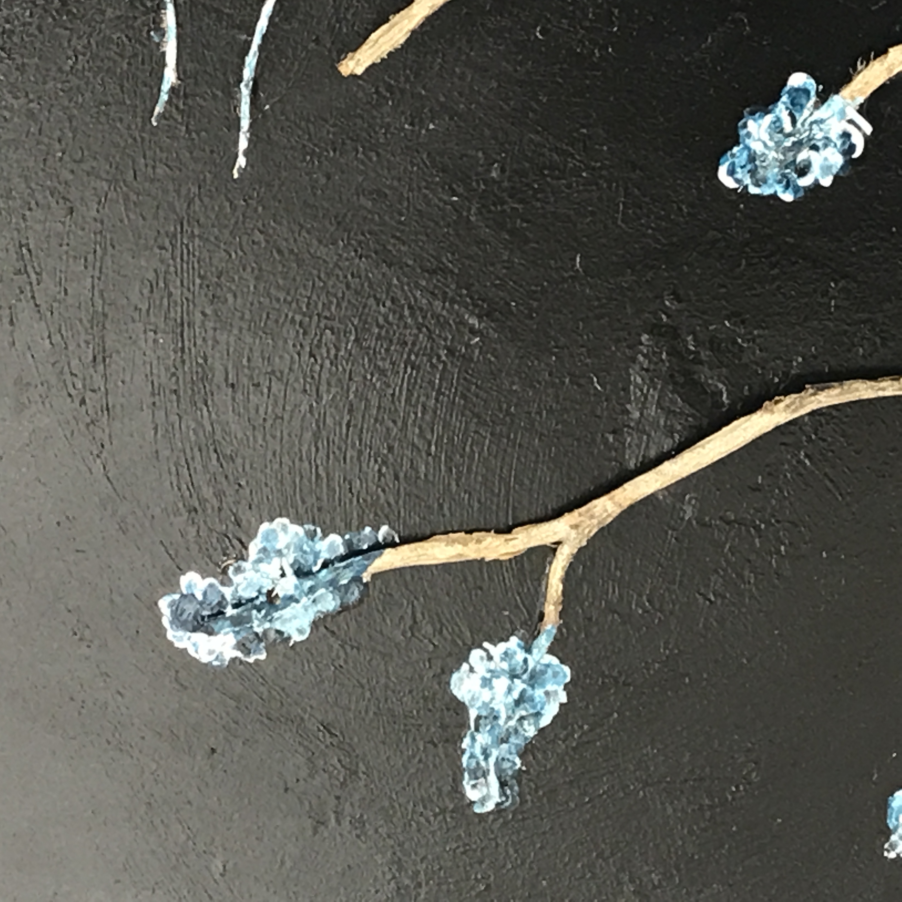 Tableau cerisier bleu