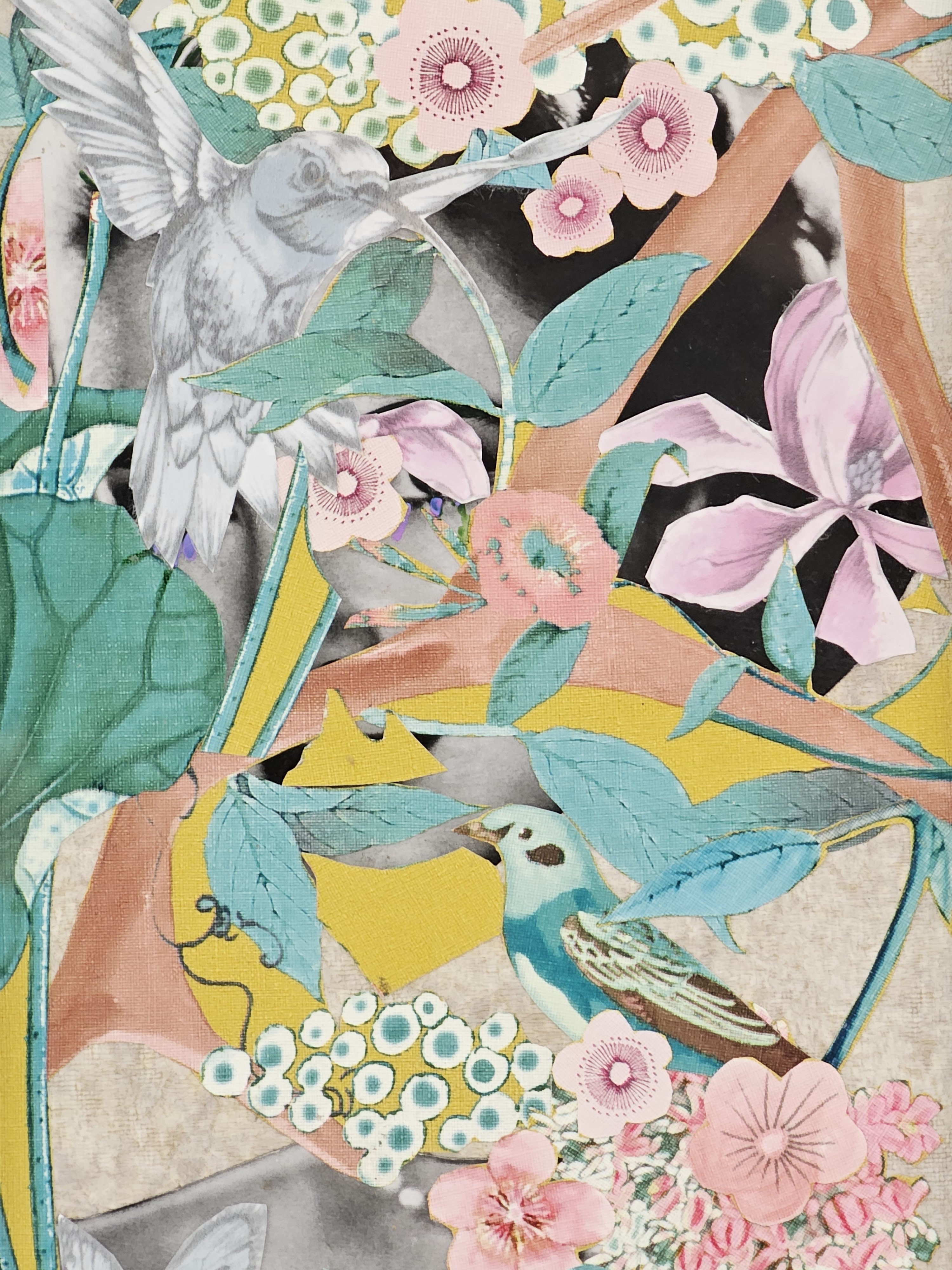 Tableau estampé collage
