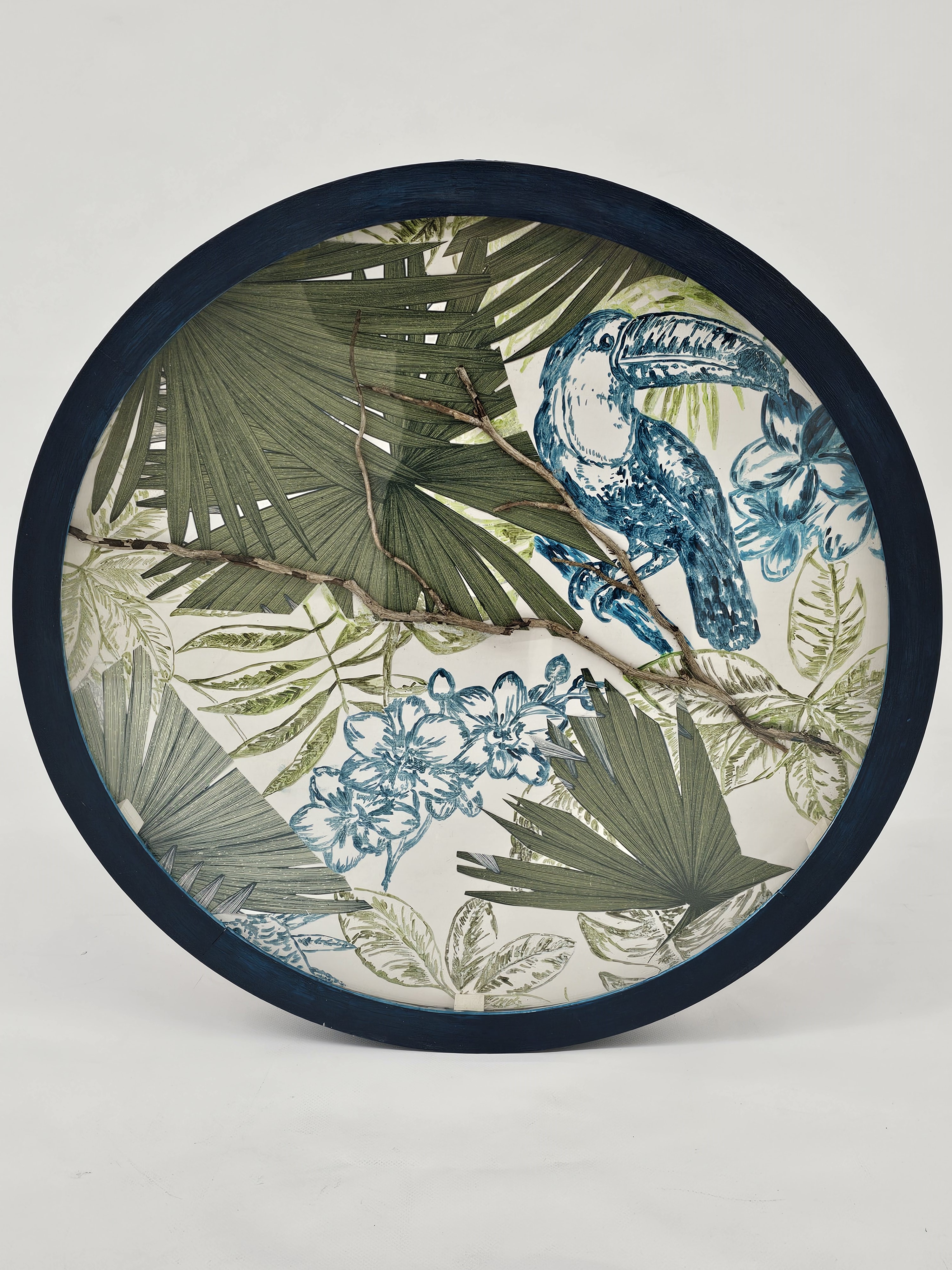 Tableau toucan bleu