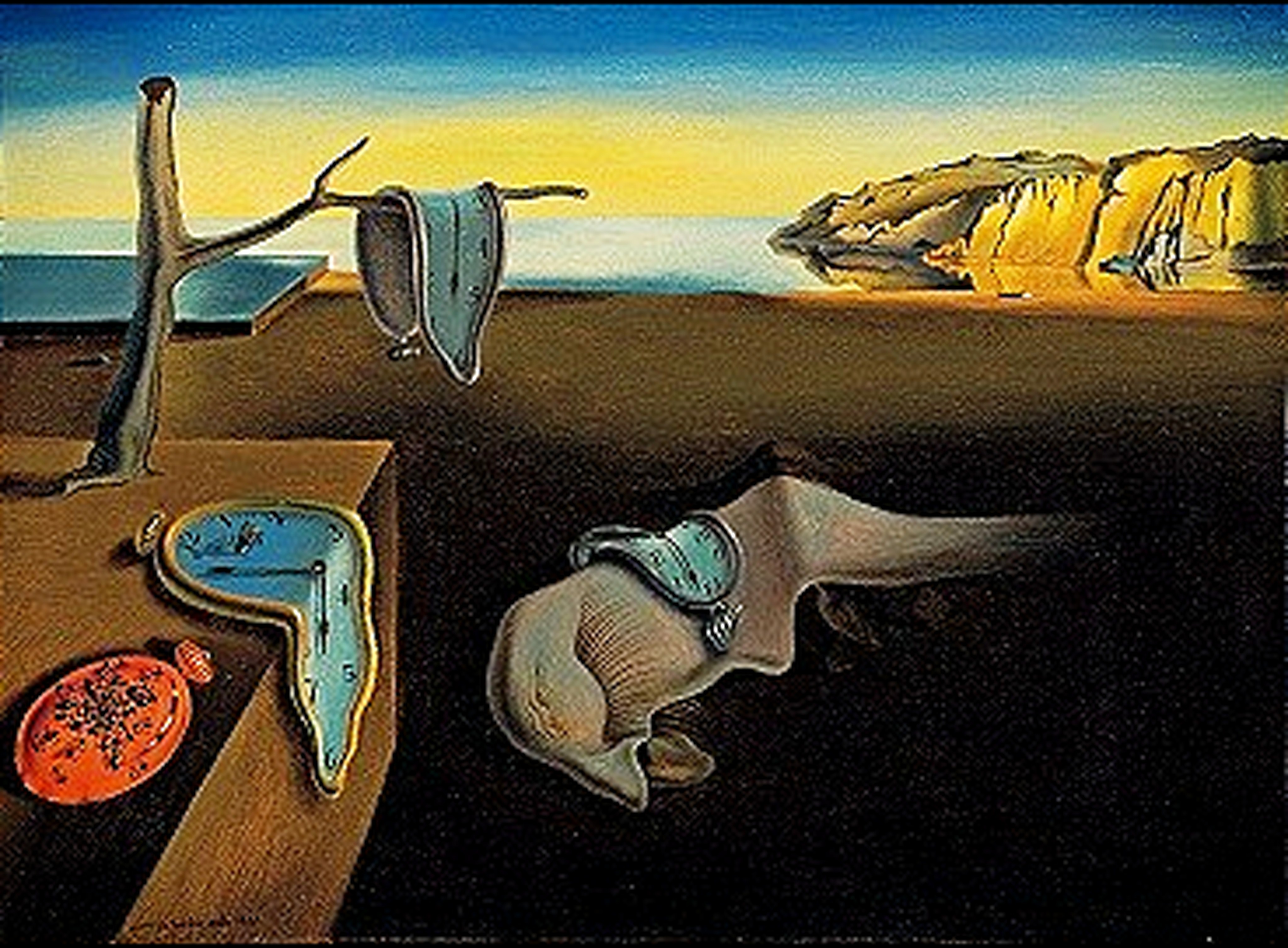 The Persistence of Memory by Salvador Dali Reproduction