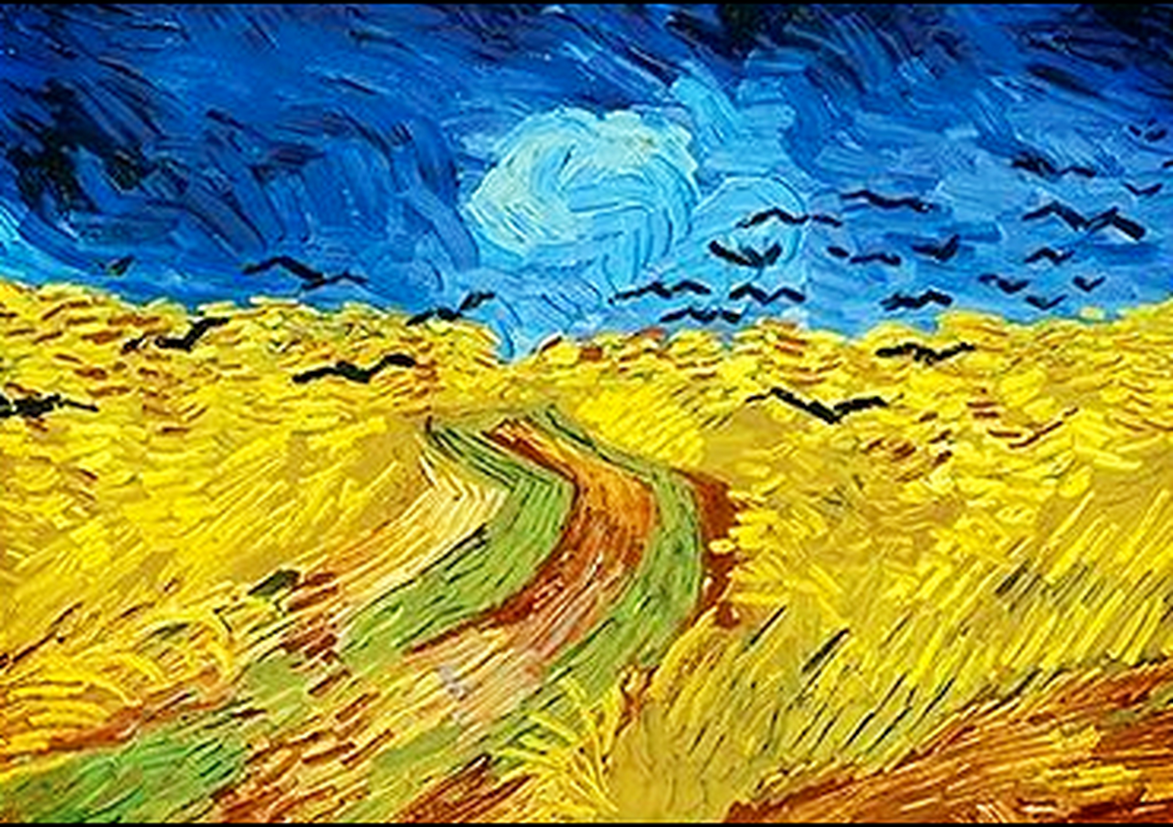 Wheatfield with Crows by Vincent Van Gogh reproduction