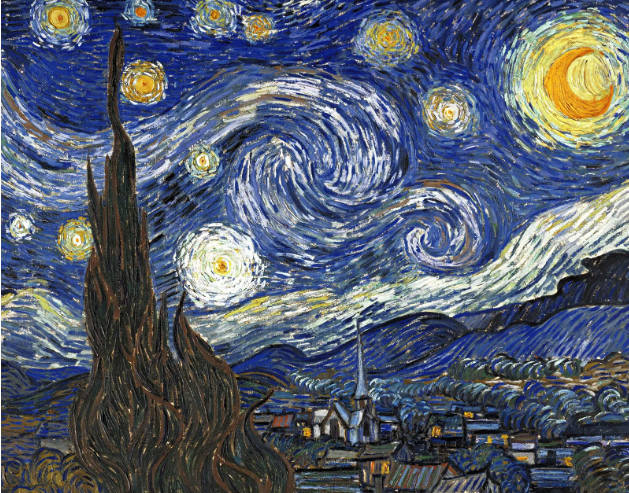 The Starry Night by Vincent Van Gogh Reproduction