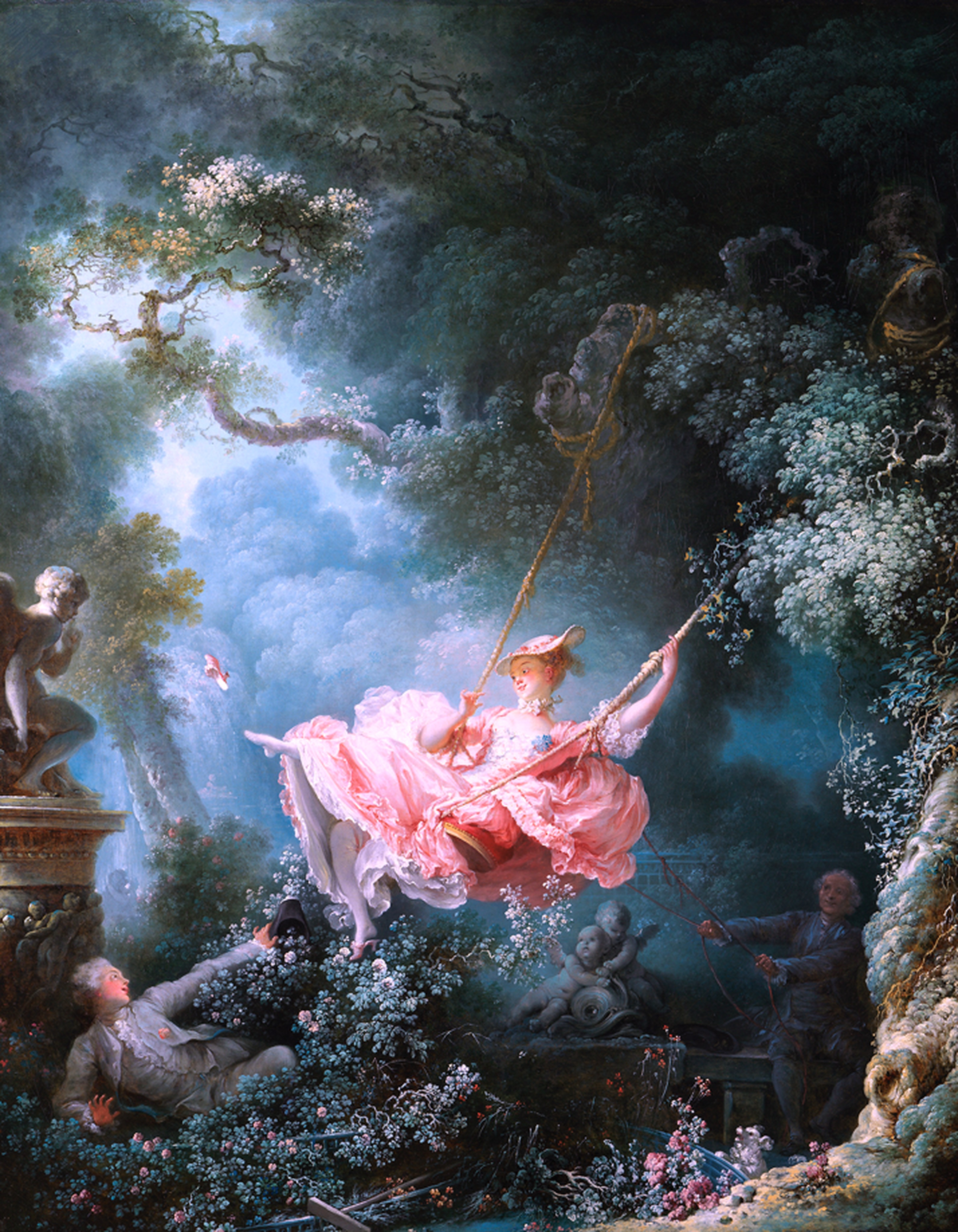 The Swing by Jean-Honoré Fragonard Reproduction