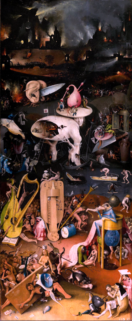 The Garden of Earthly Delights Triptych by Hieronymus Bosch Reproduction