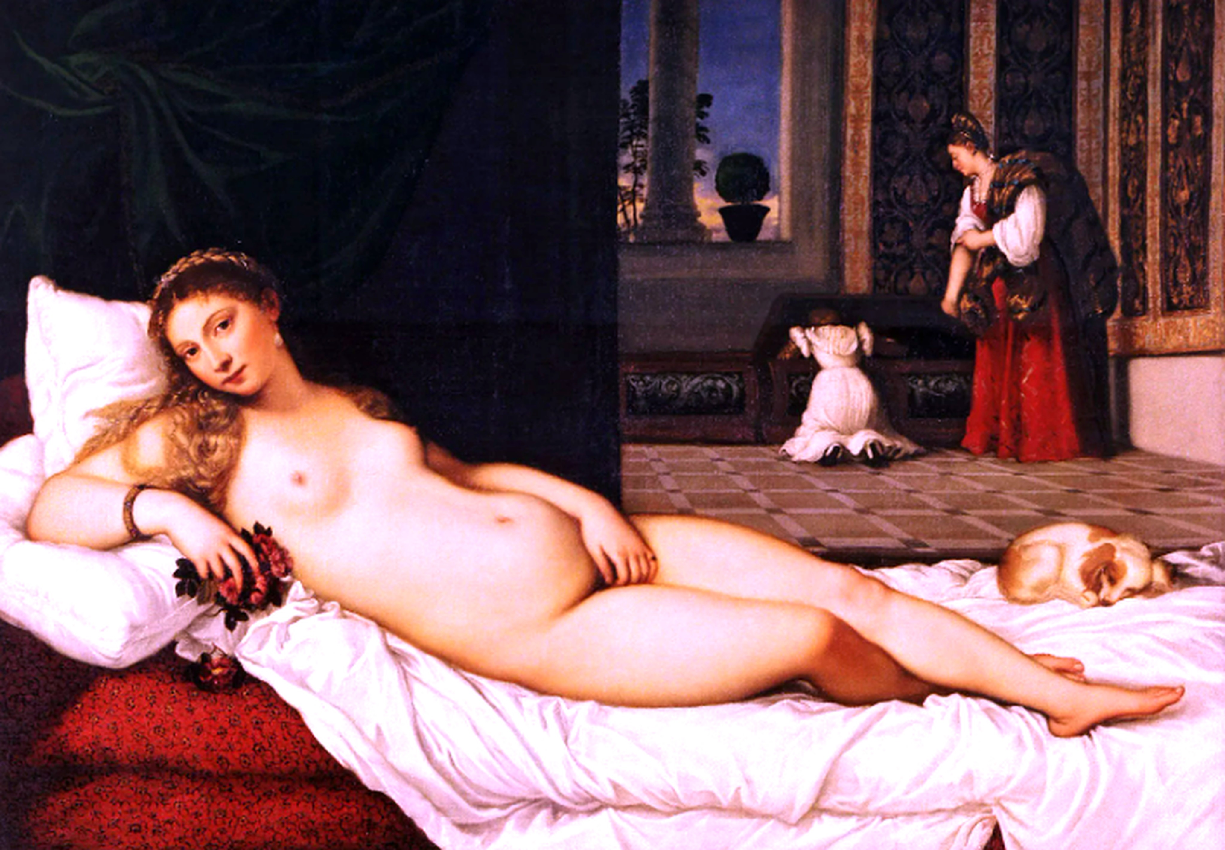 Venus of Urbino by Titian Reproduction