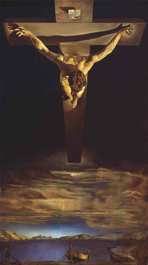 Christ of Saint John of the Cross by Salvador Dali reproduction