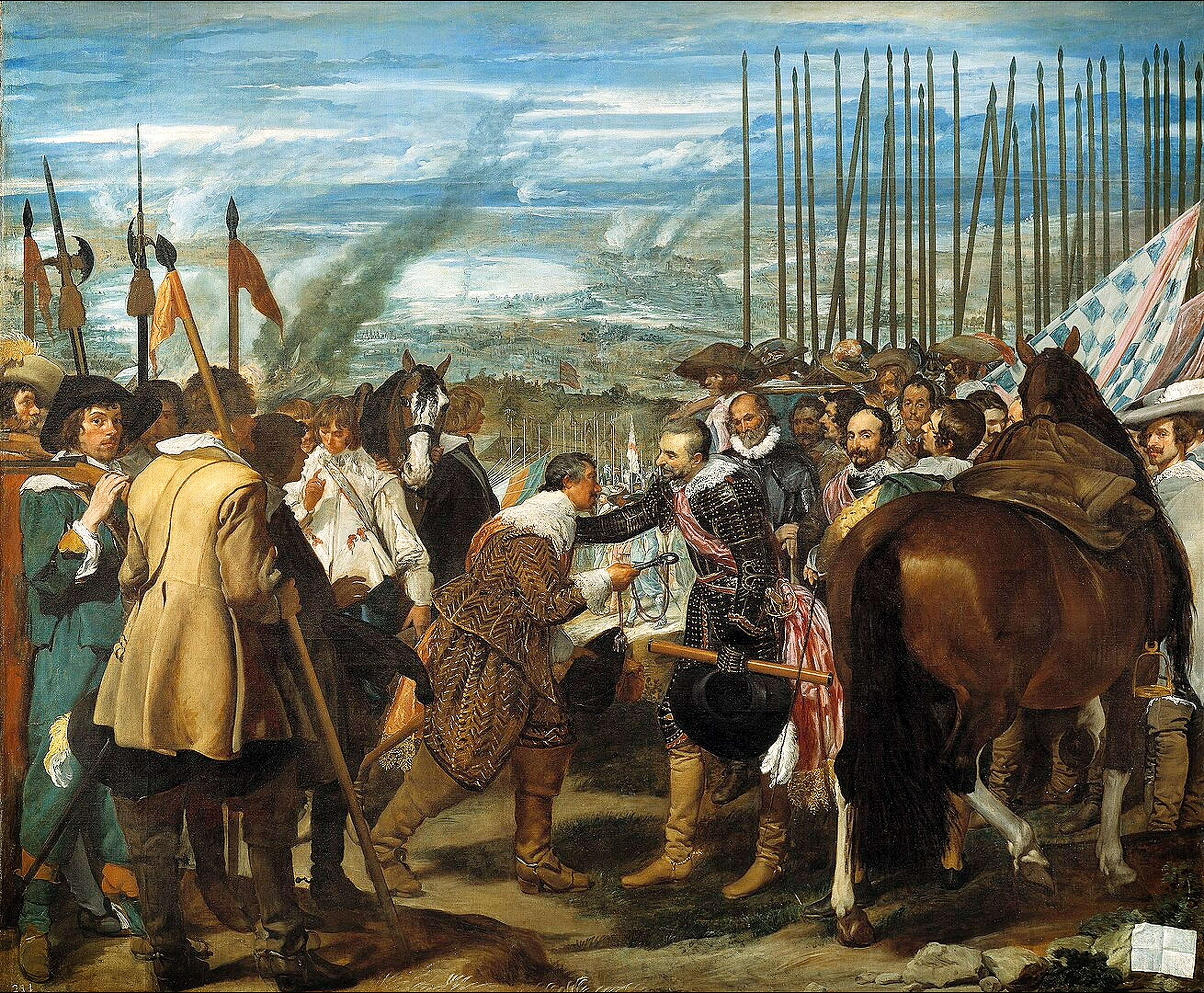 The Surrender of Breda by Diego Velázquez Reproduction
