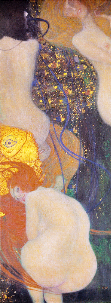 Goldfish by Gustav Klimt reproduction