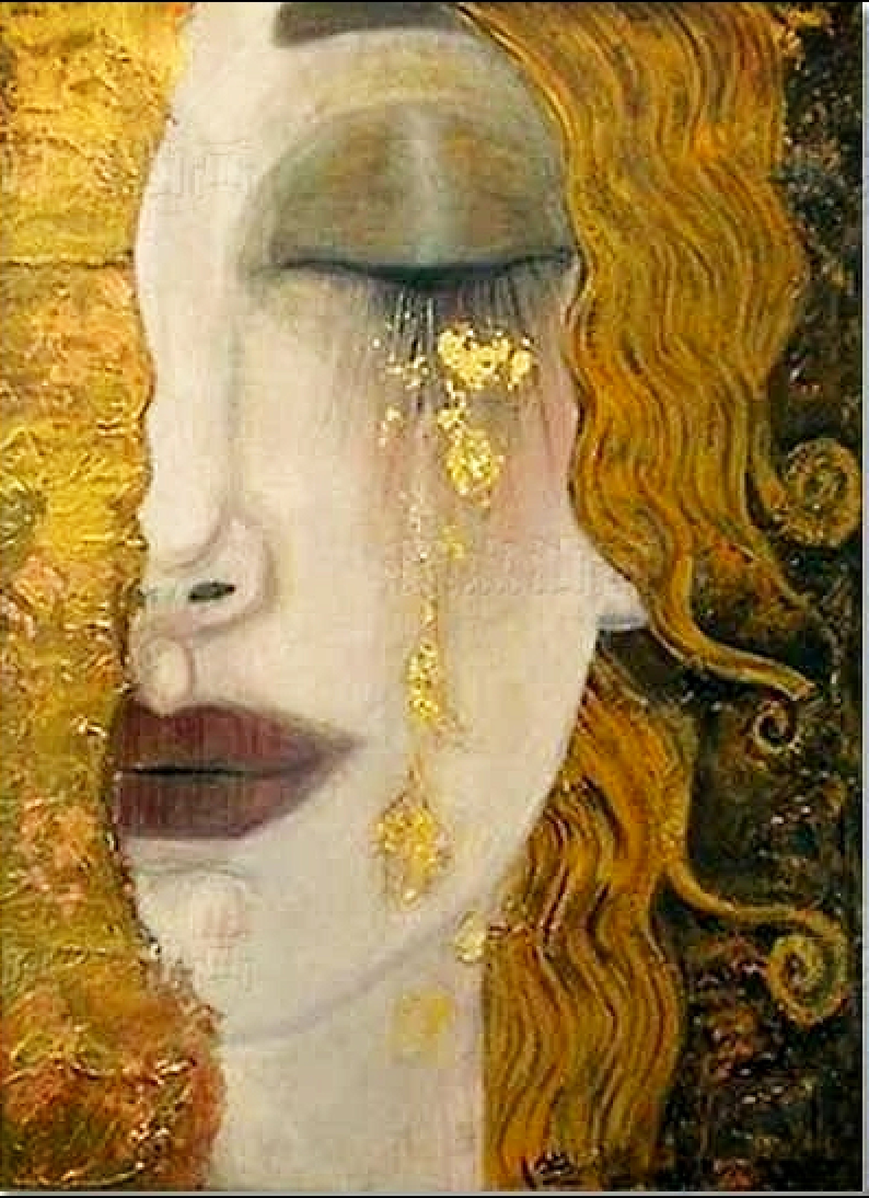 Golden Tears by Gustav Klimt Reproduction