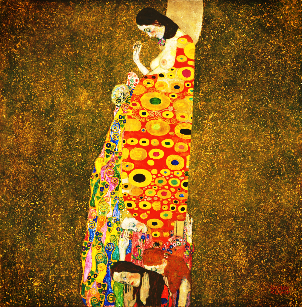 Hope II by Gustav Klimt Reproduction