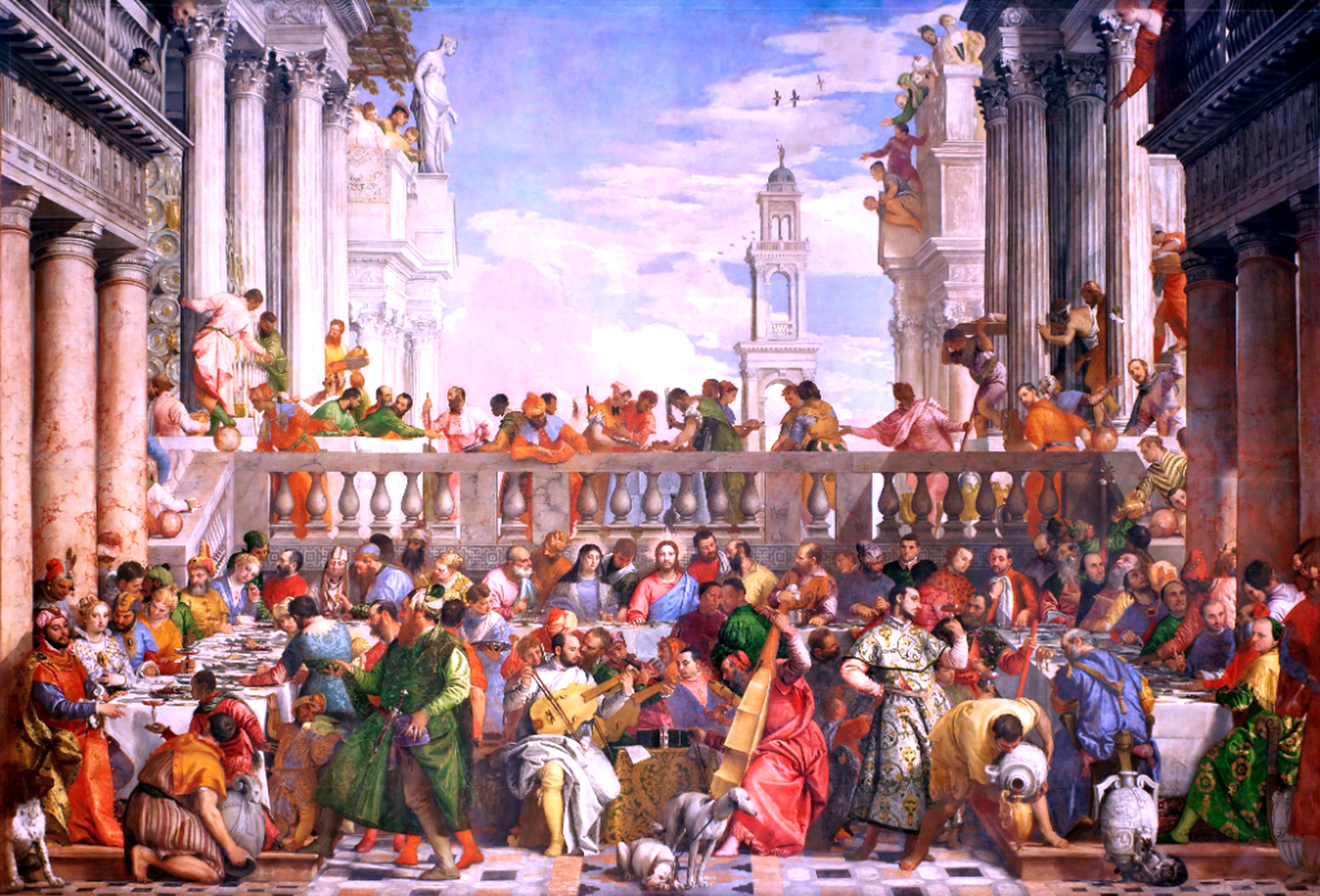 The Wedding at Cana (Nozze di Cana) by Paolo Veronese Reproduction