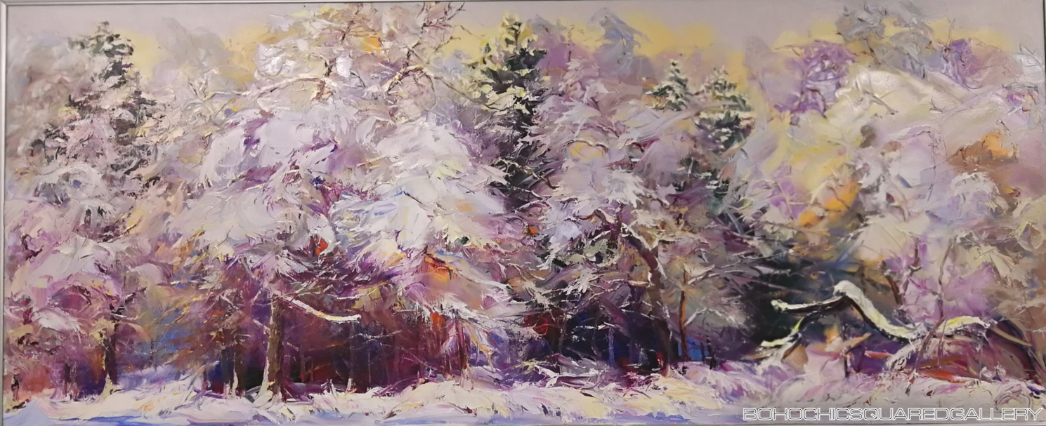 Original "Faith" Oil Painting On Canvas hand painted by John Lu