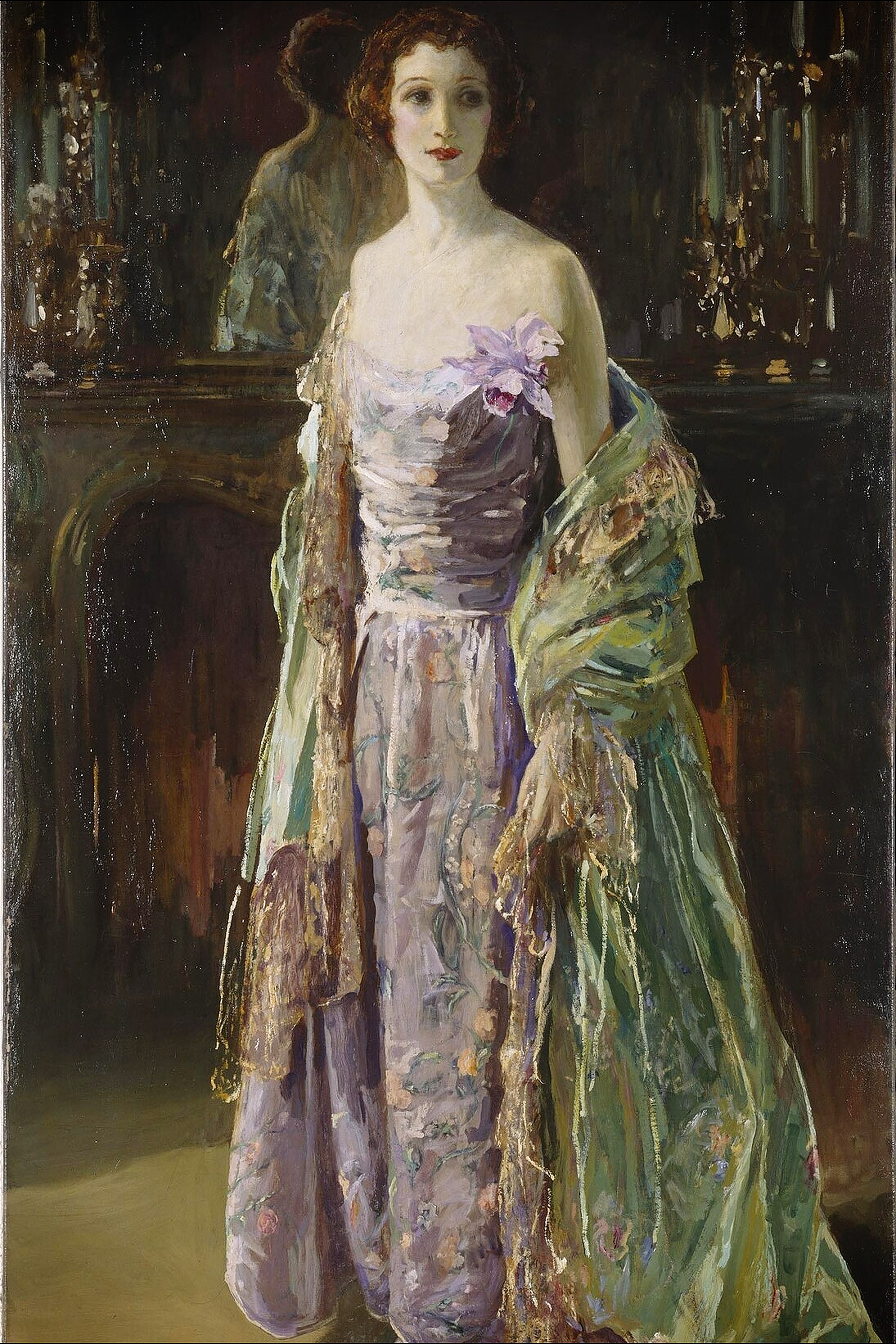 The Green Coat by John Lavery Reproduction