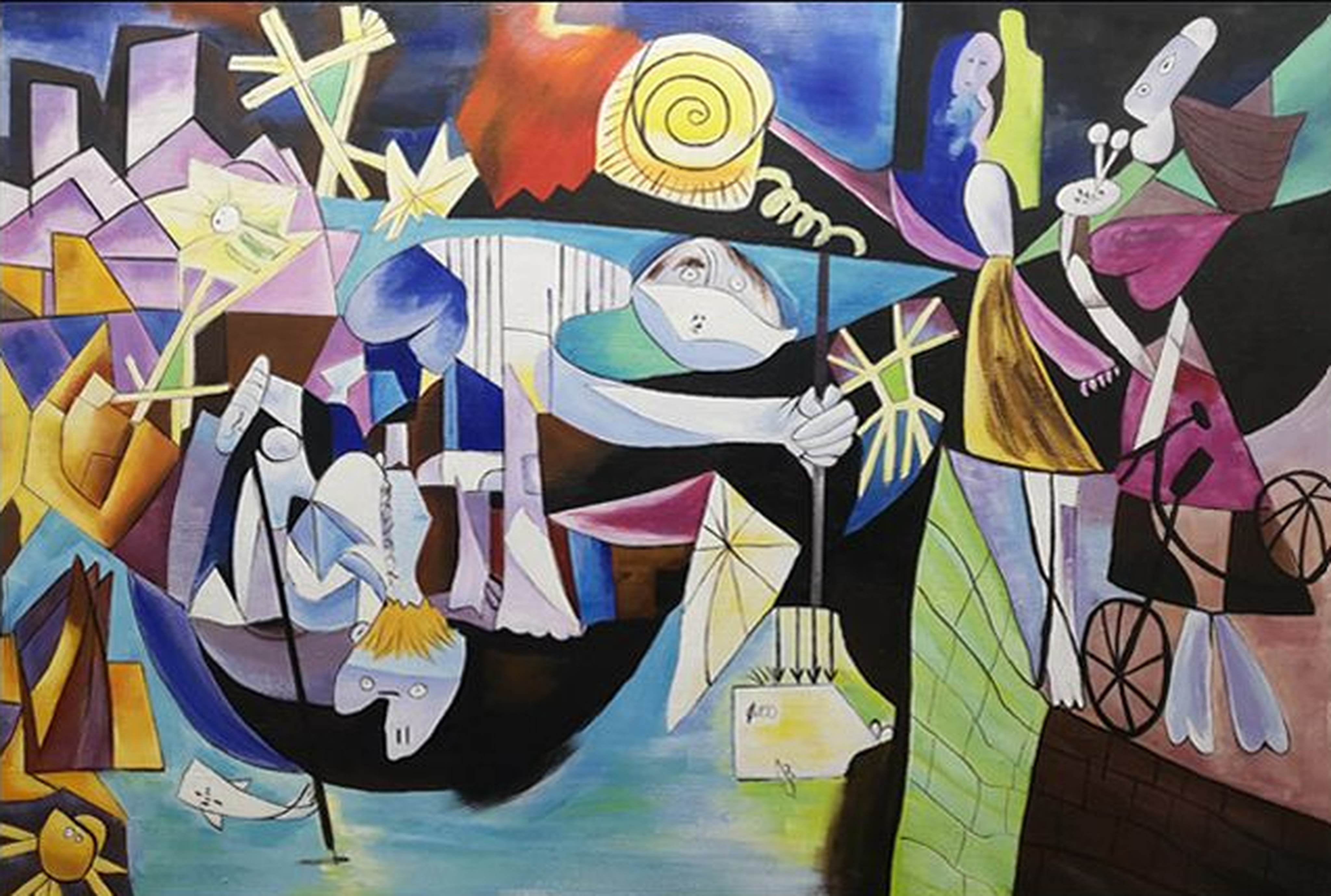Night Fishing at Antibes by Pablo Picasso Reproduction