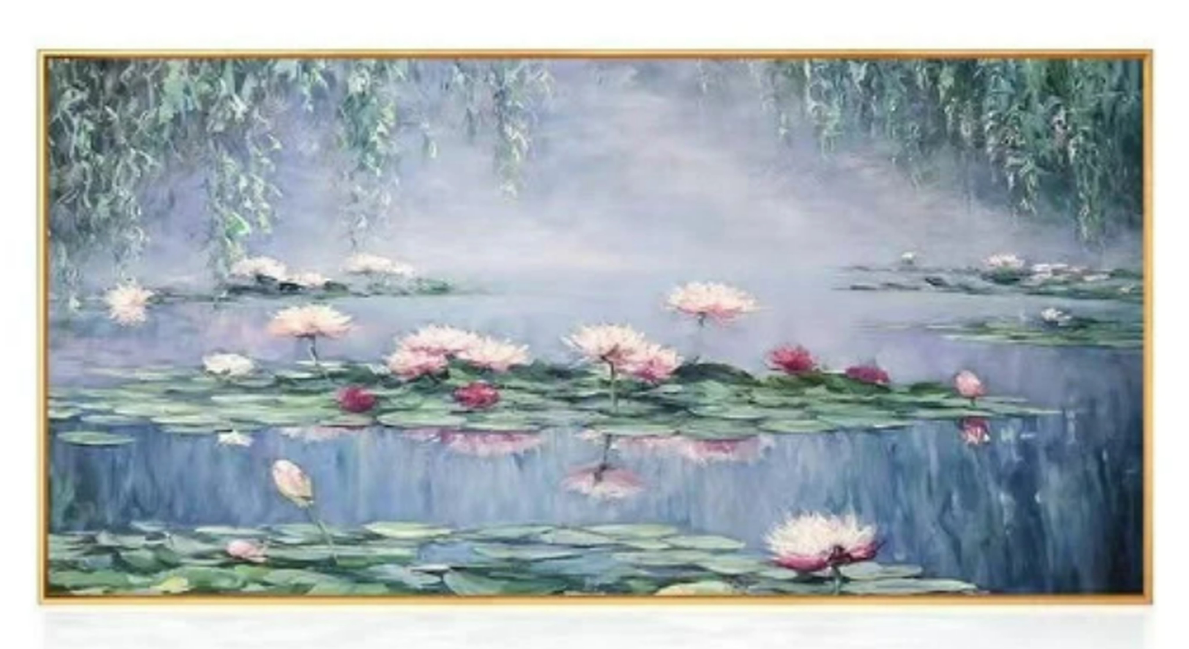 Le Bassin aux Nymphéas by Claude Monet Reproduction