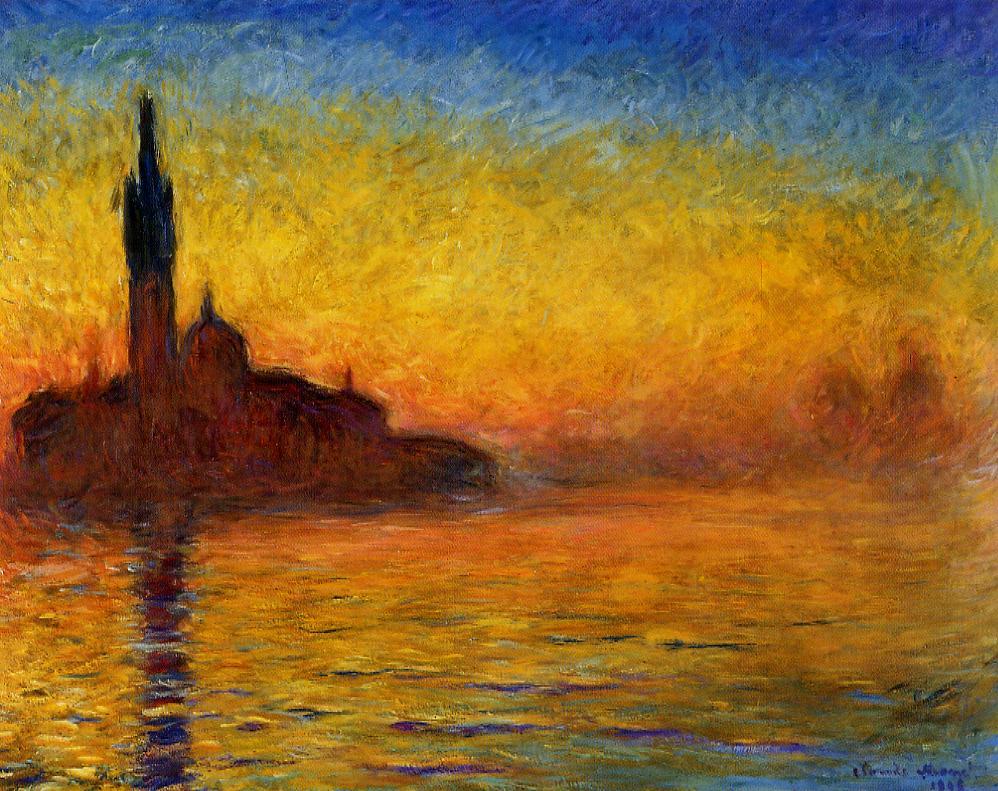 Twilight, Venice by Claude Monet Reproduction