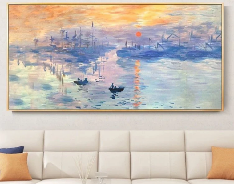 Impression, Sunrise by Claude Monet Reproduction