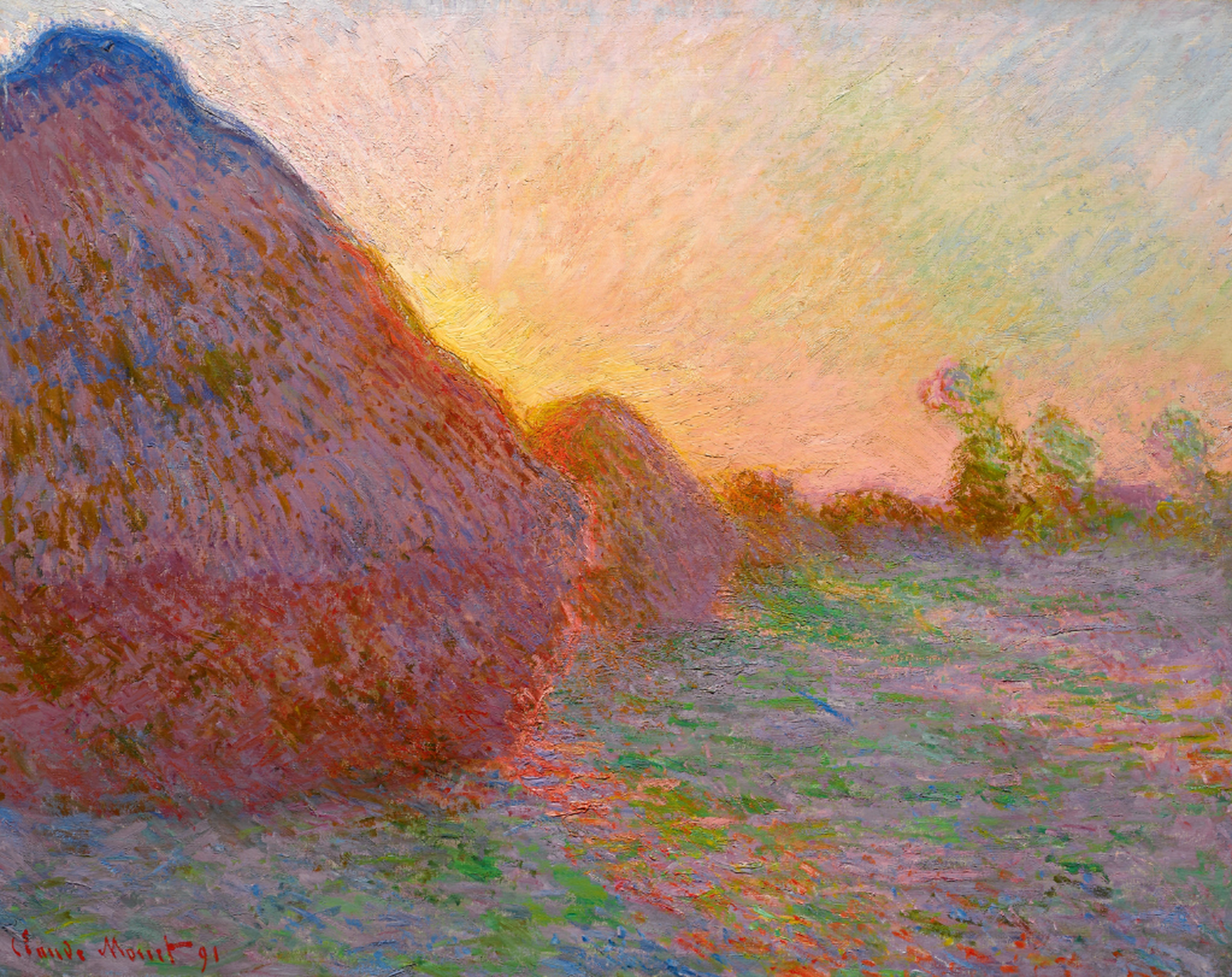 Meules by Claude Monet Reproduction