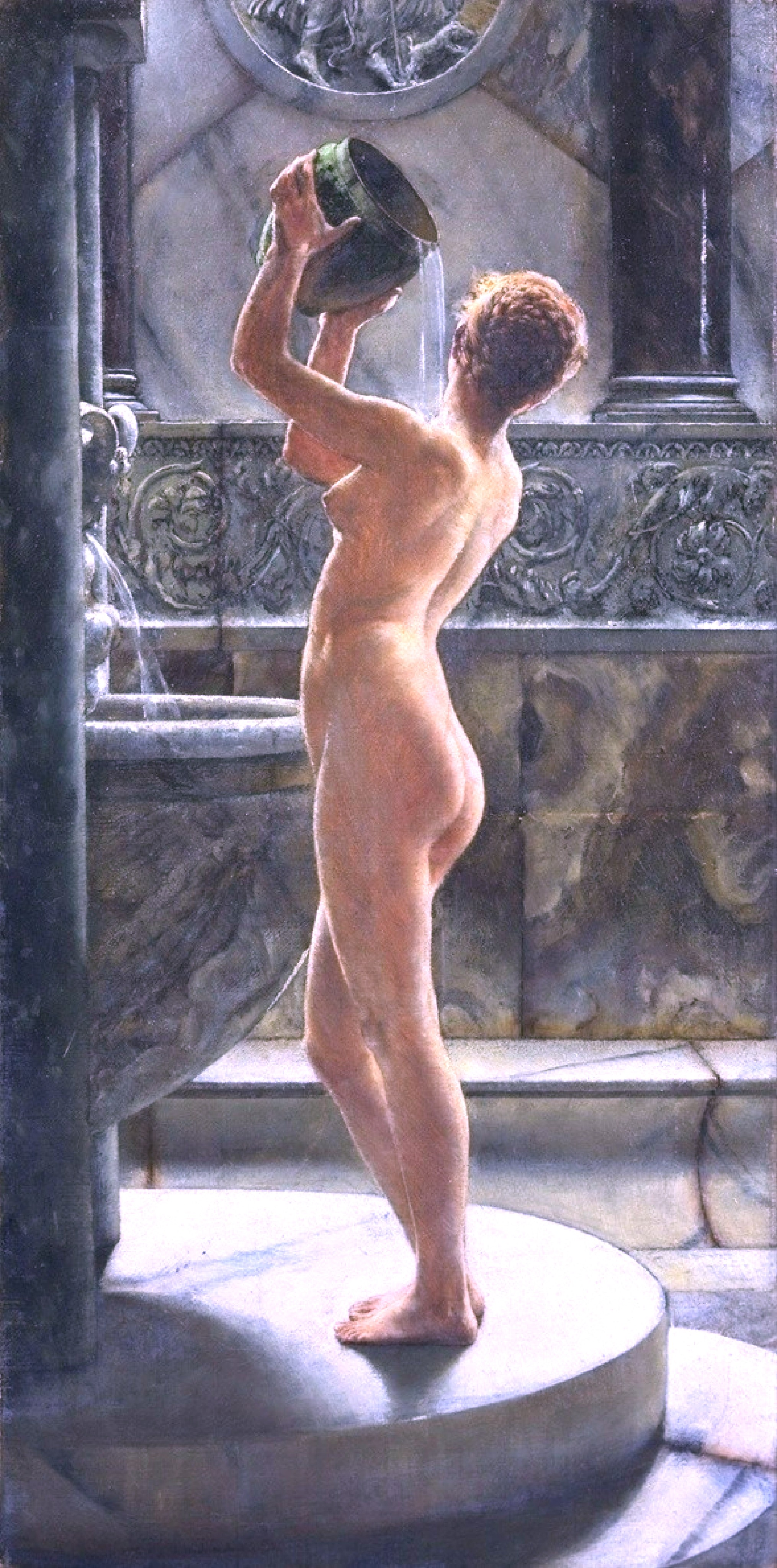 The Bath by John Reinhard Weguelin Reproduction
