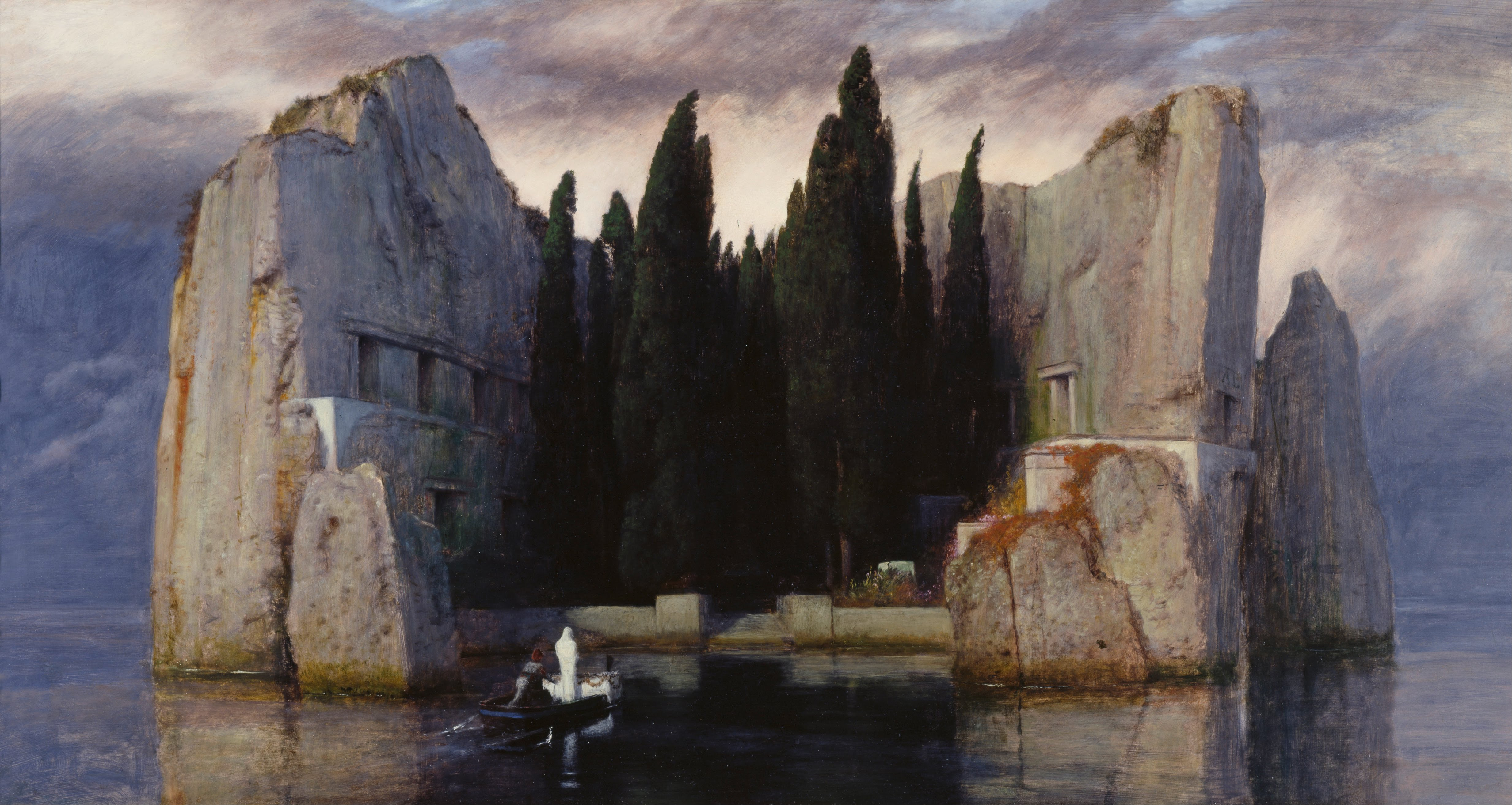 Die Toteninsel III (Island of the Dead) by Arnold Böcklin Reproduction