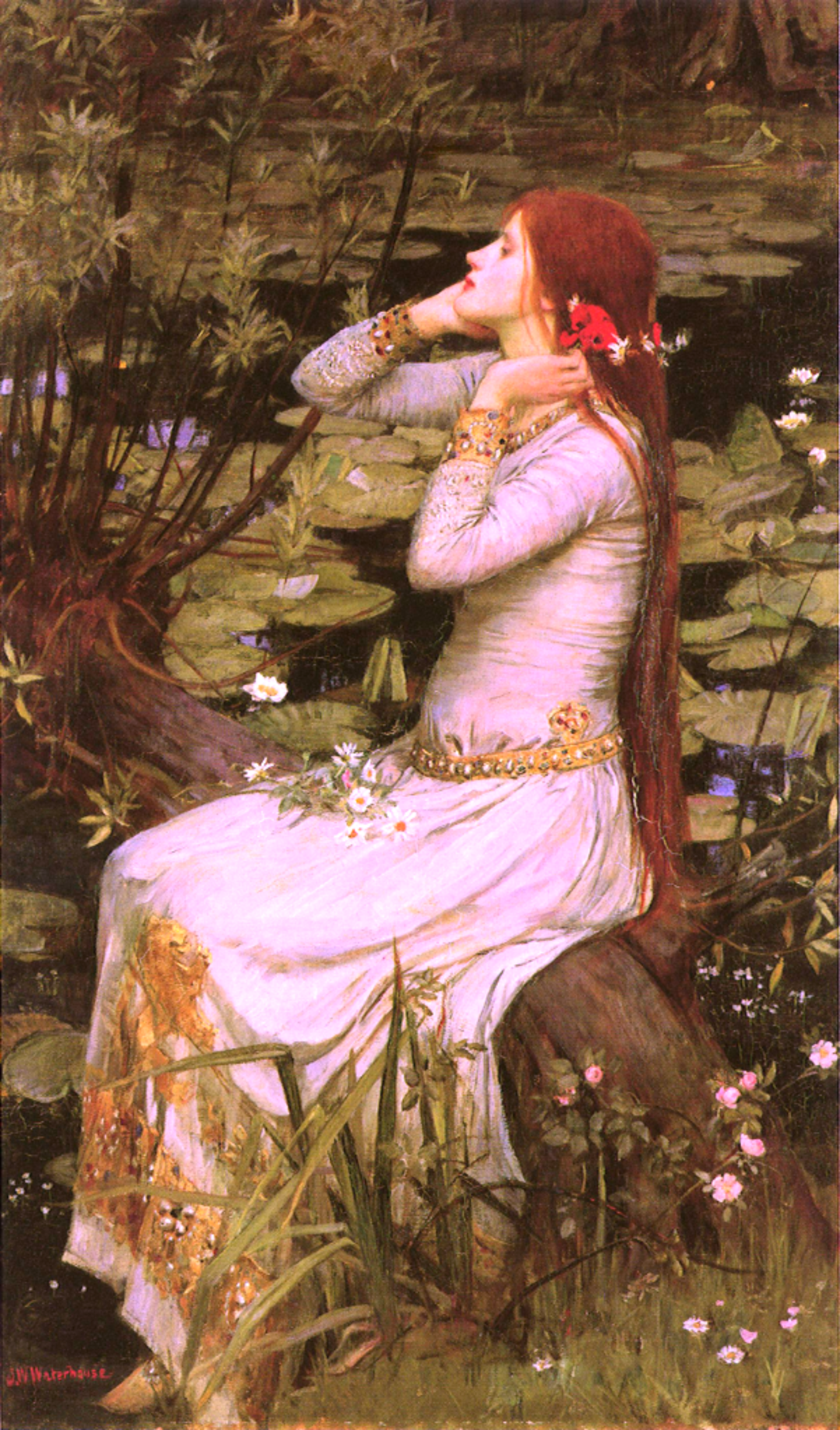 Ophelia by John William Waterhouse Reproduction