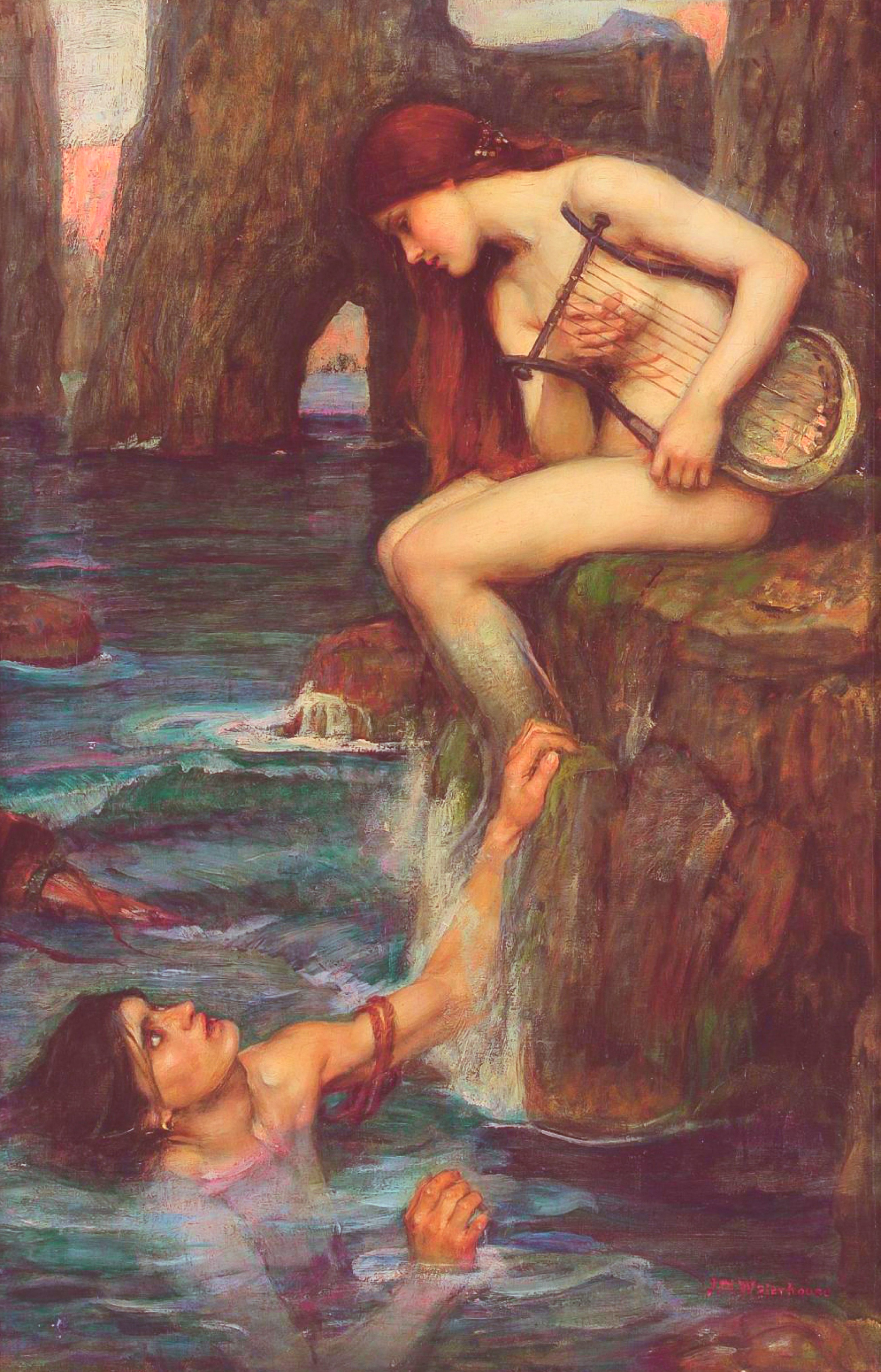 The Siren by John William Waterhouse Reproduction