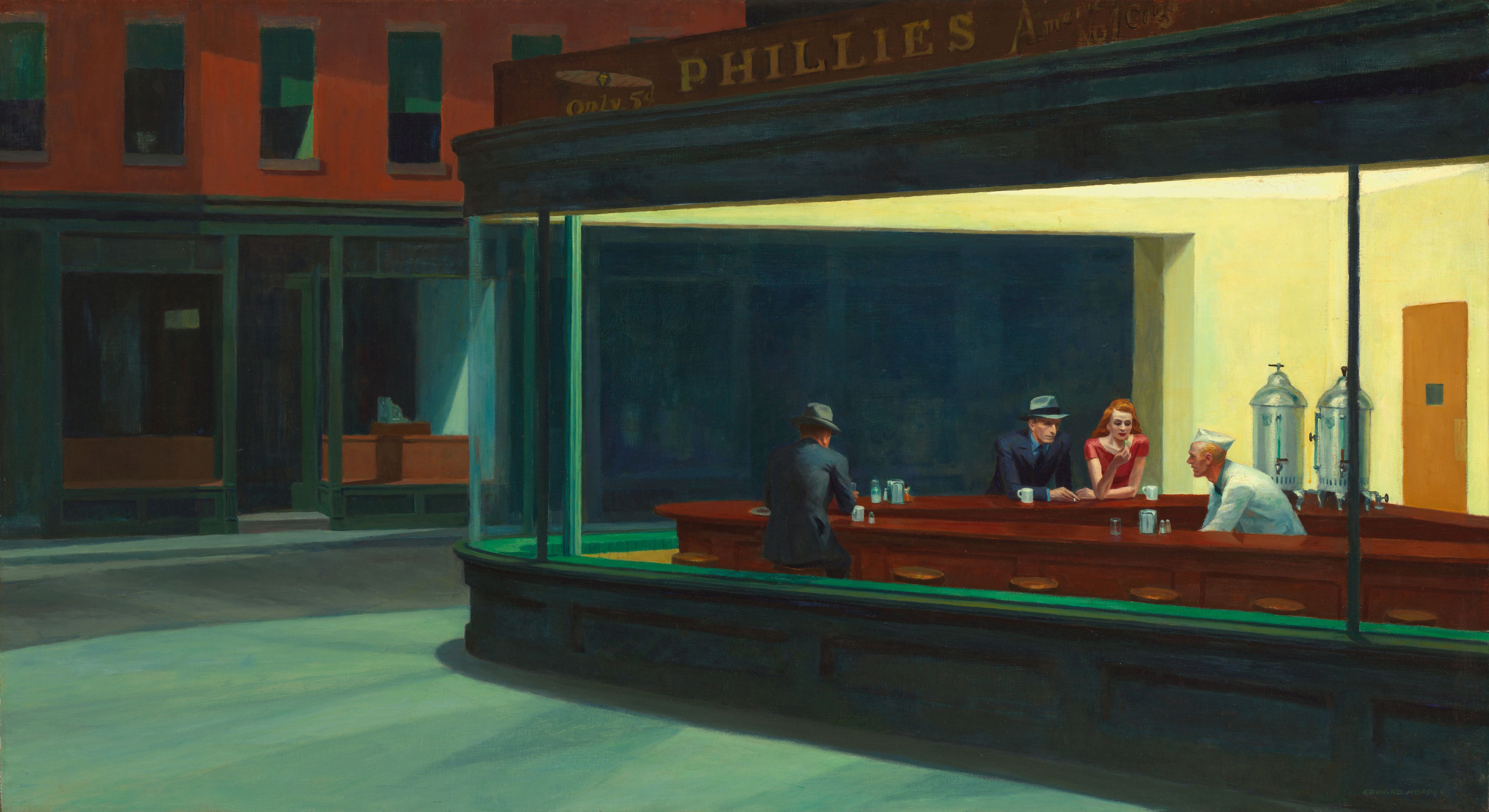 Nighthawks by Edward Hopper Reproduction