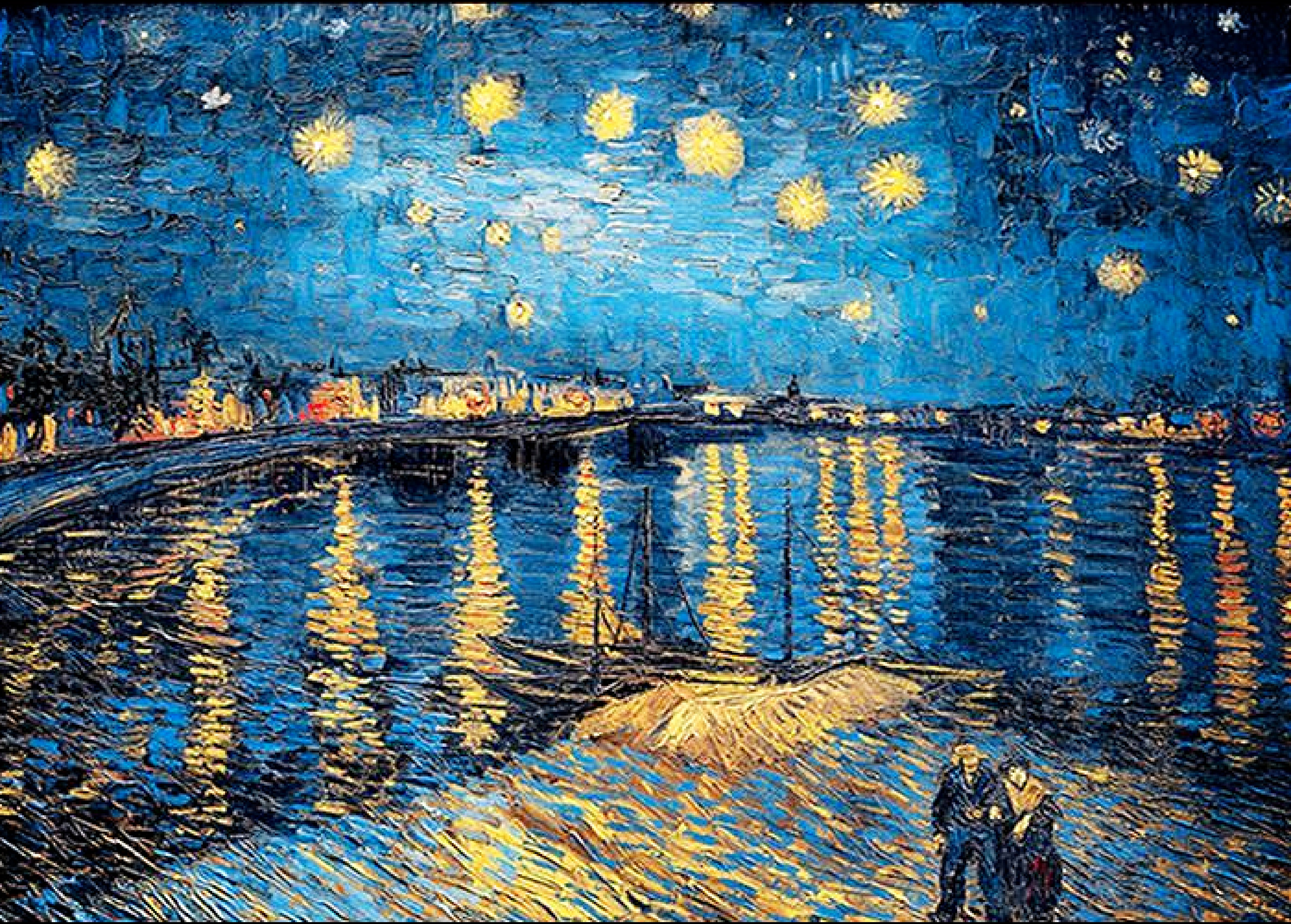  Starry Night Over the Rhône by Vincent Van Gogh Reproduction
