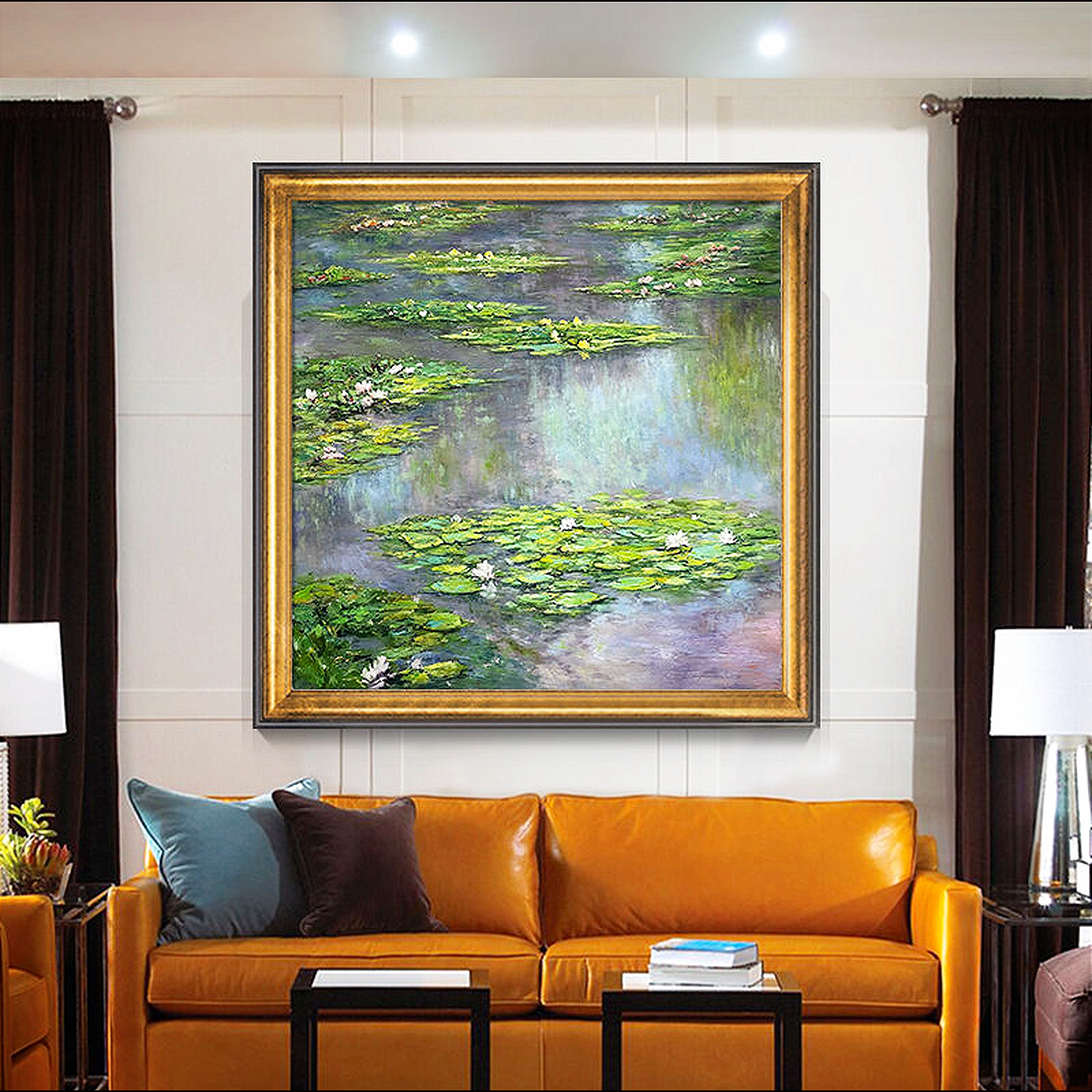 Water Lilies (Nymphéas) 1905 by Claude Monet Reproduction