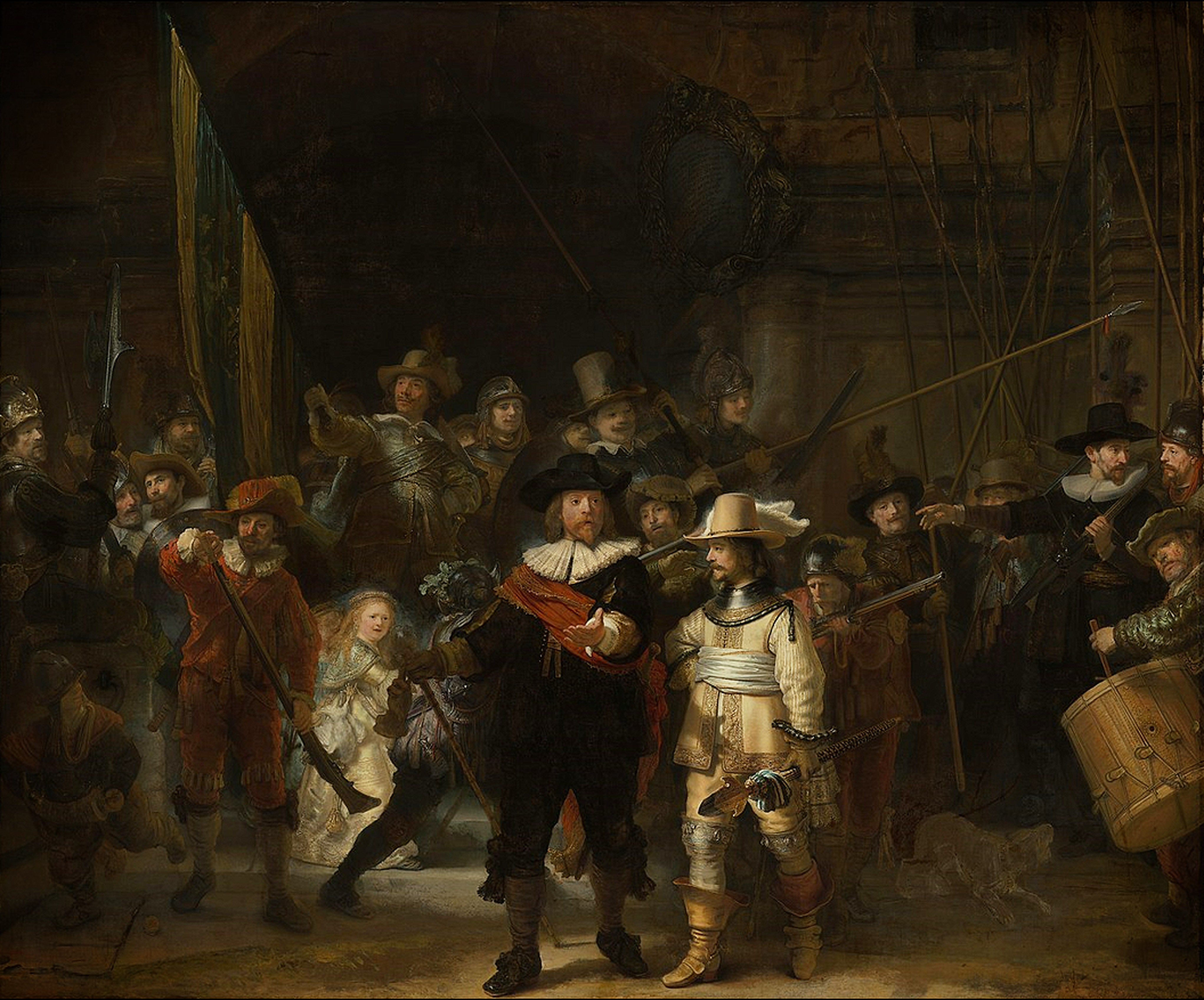 The Night Watch by Rembrandt Van Rijn Reproduction