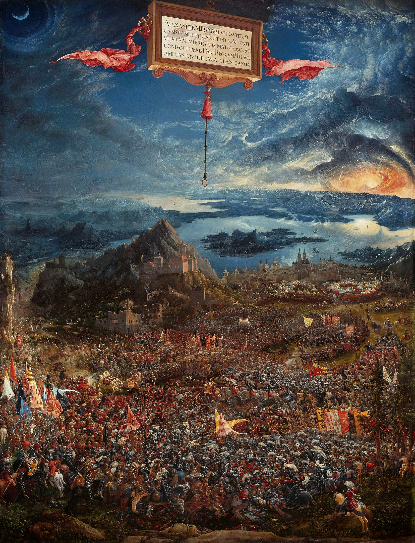 The Battle of Alexander at Issus by Albrecht Altdorfer Reproduction