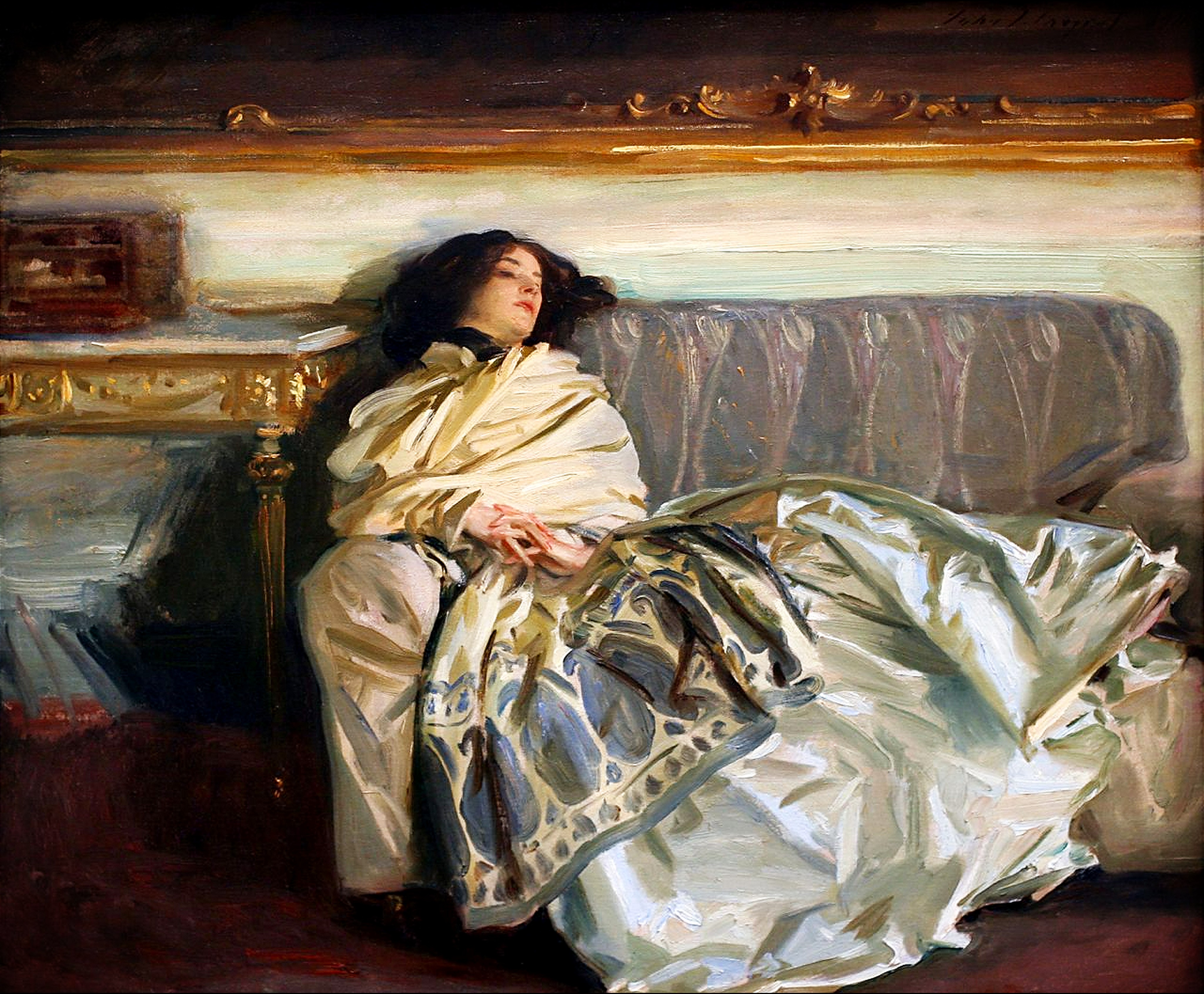 Nonchaloir (Repose) by John Singer Sargent Reproduction