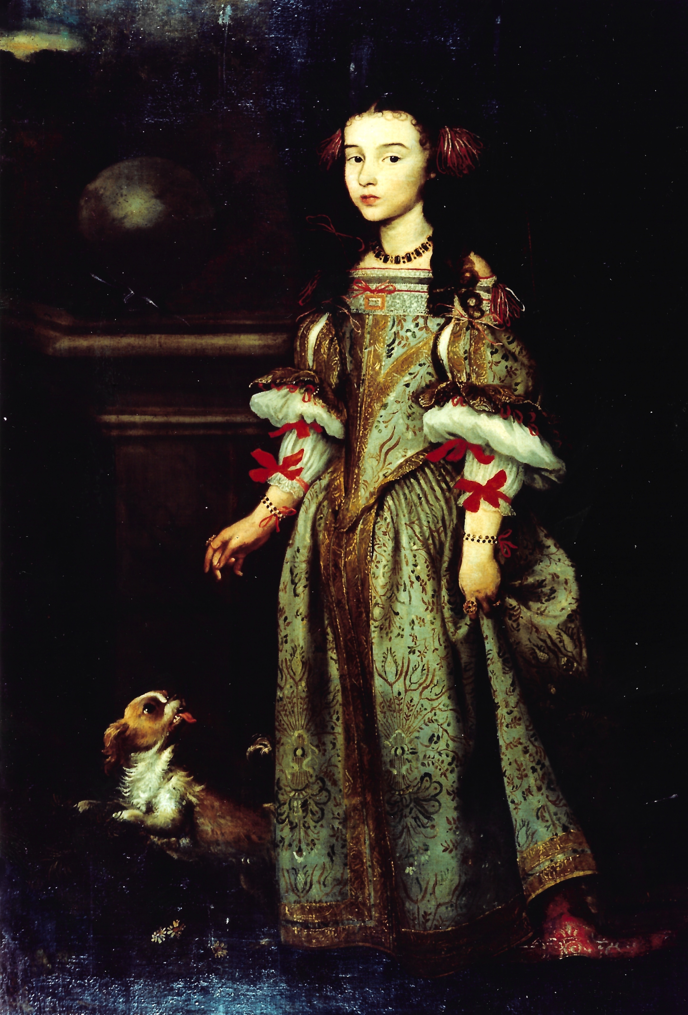 Infante and Dog by Diego Velázquez Reproduction
