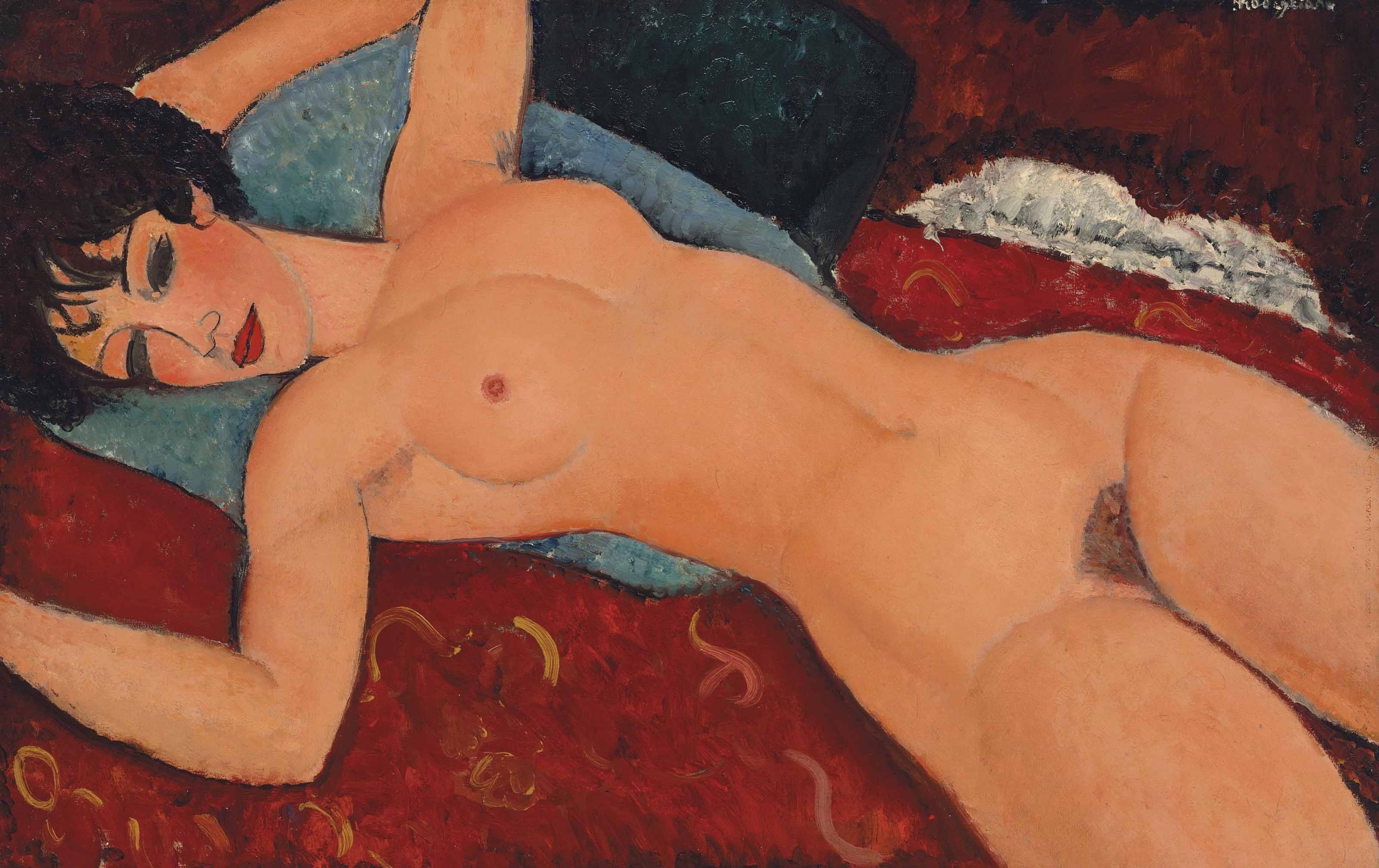 Nu Couché by Amedeo Modigliani Reproduction
