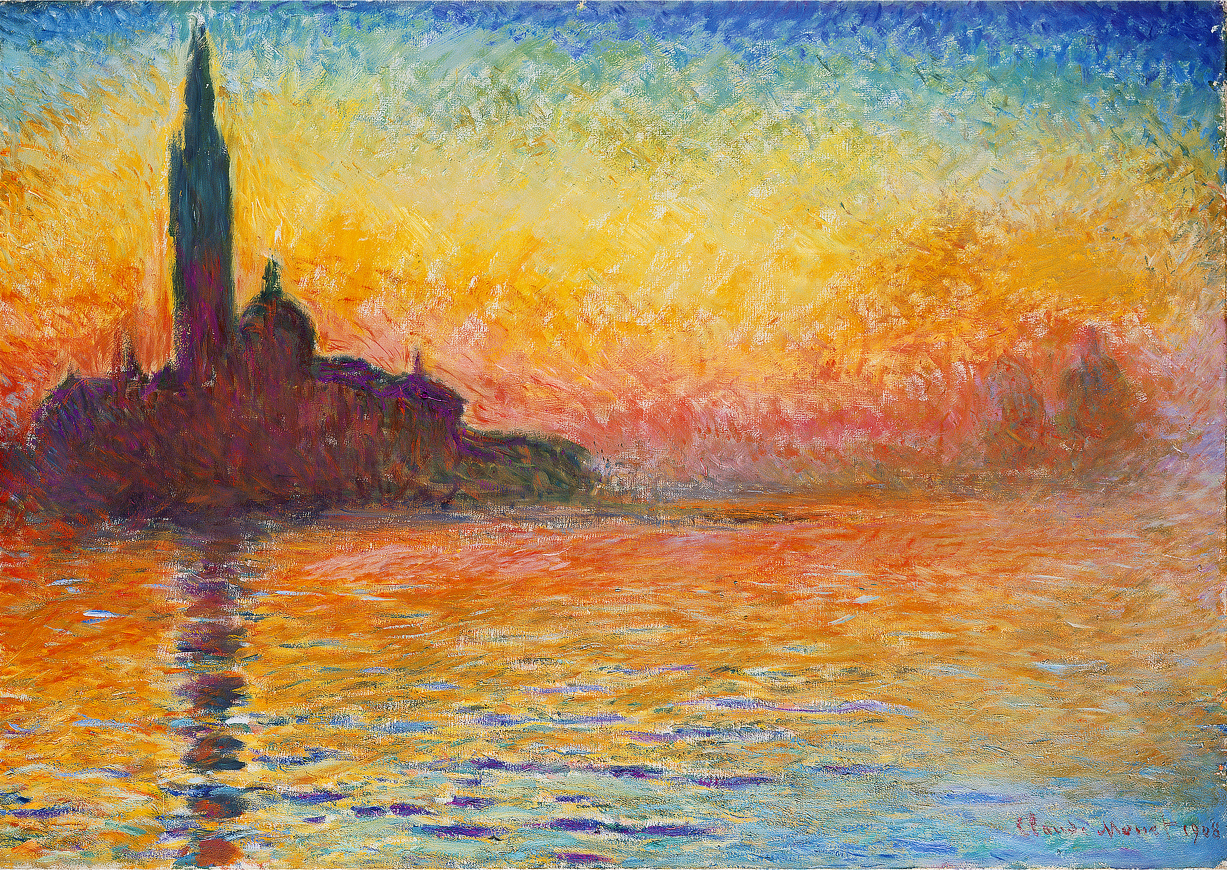  San Giorgio Maggiore at Dusk by Claude Monet Reproduction