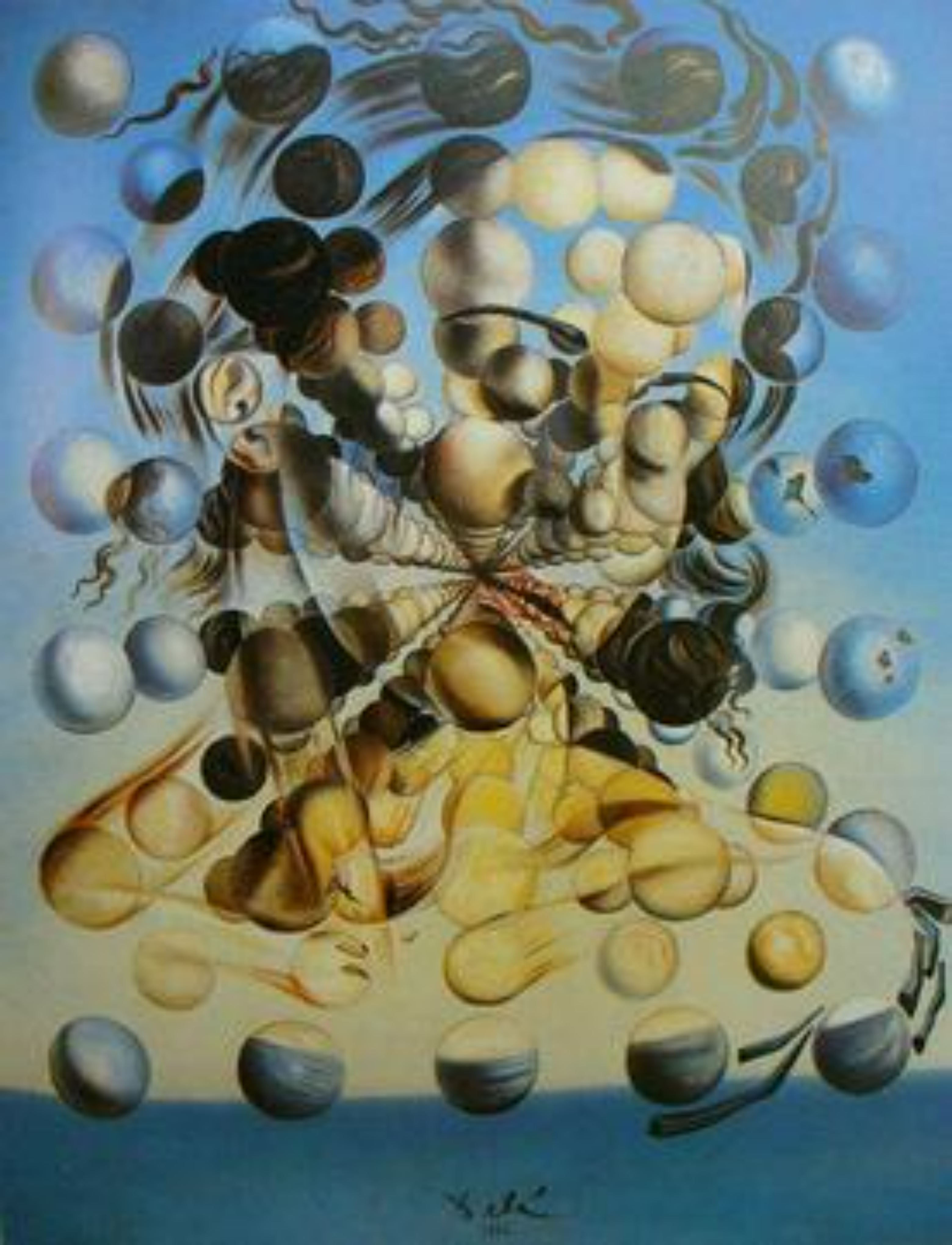 Galatea of the Spheres by Salvador Dali Reproduction