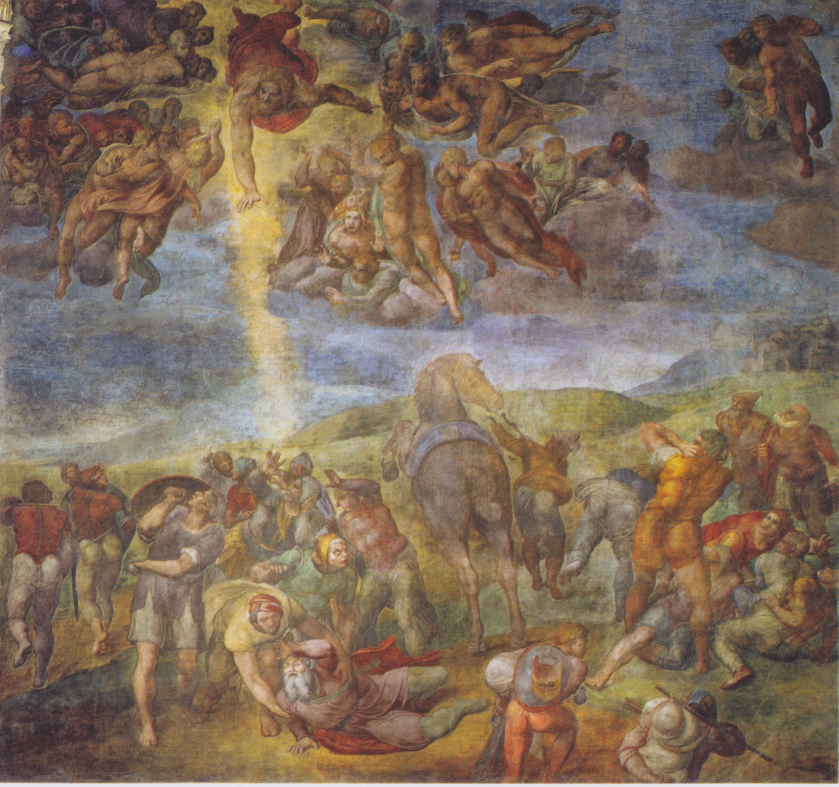 The Conversion of Saint Paul by Michelangelo Reproduction