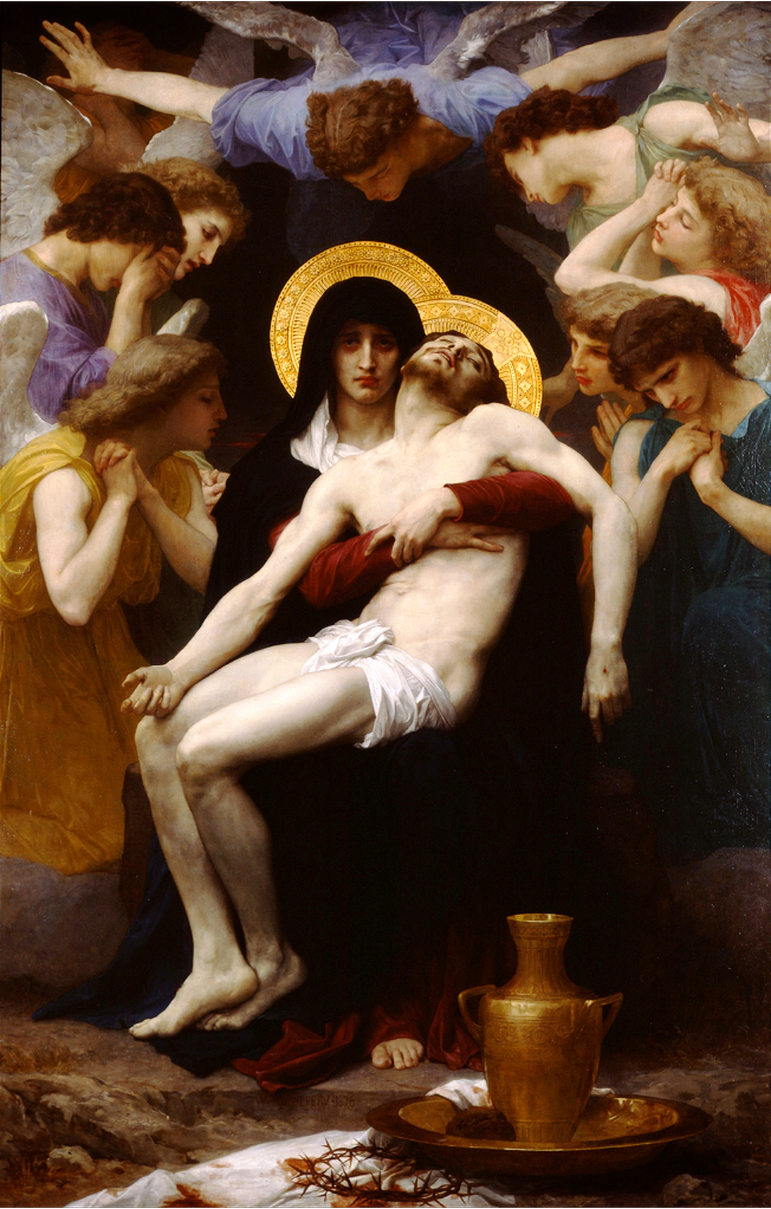 Pieta by William-Adolphe Bouguereau Reproduction