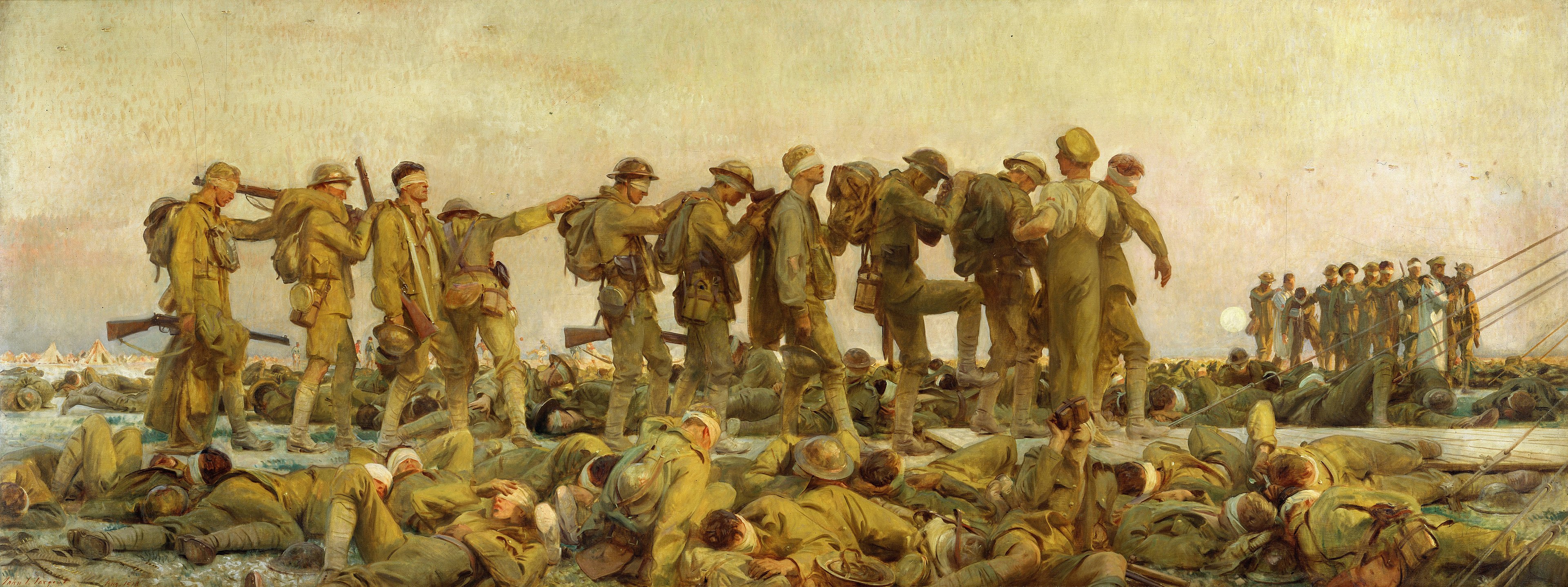 Gassed by John Singer Sargent Reproduction