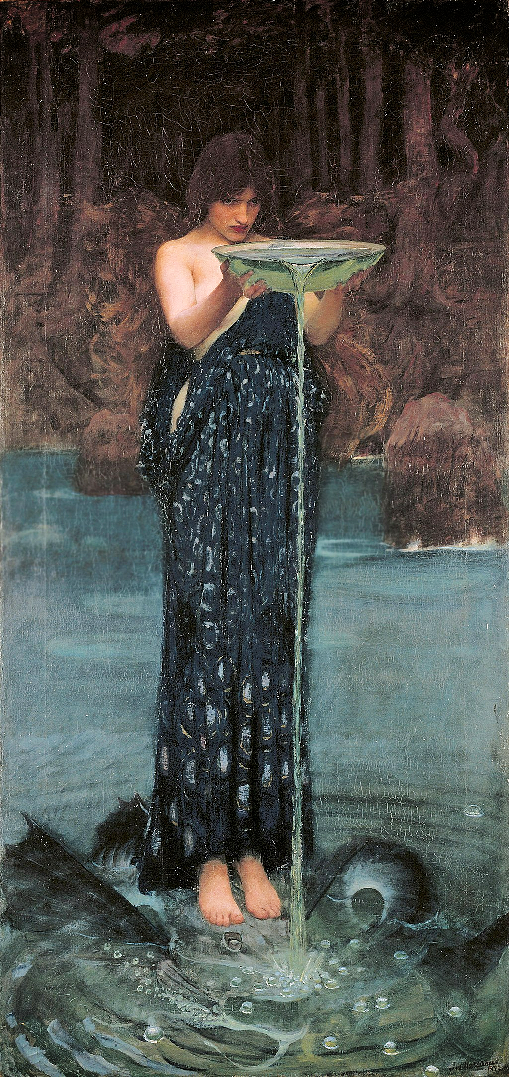 Circe Invidiosa by John William Waterhouse Reproduction