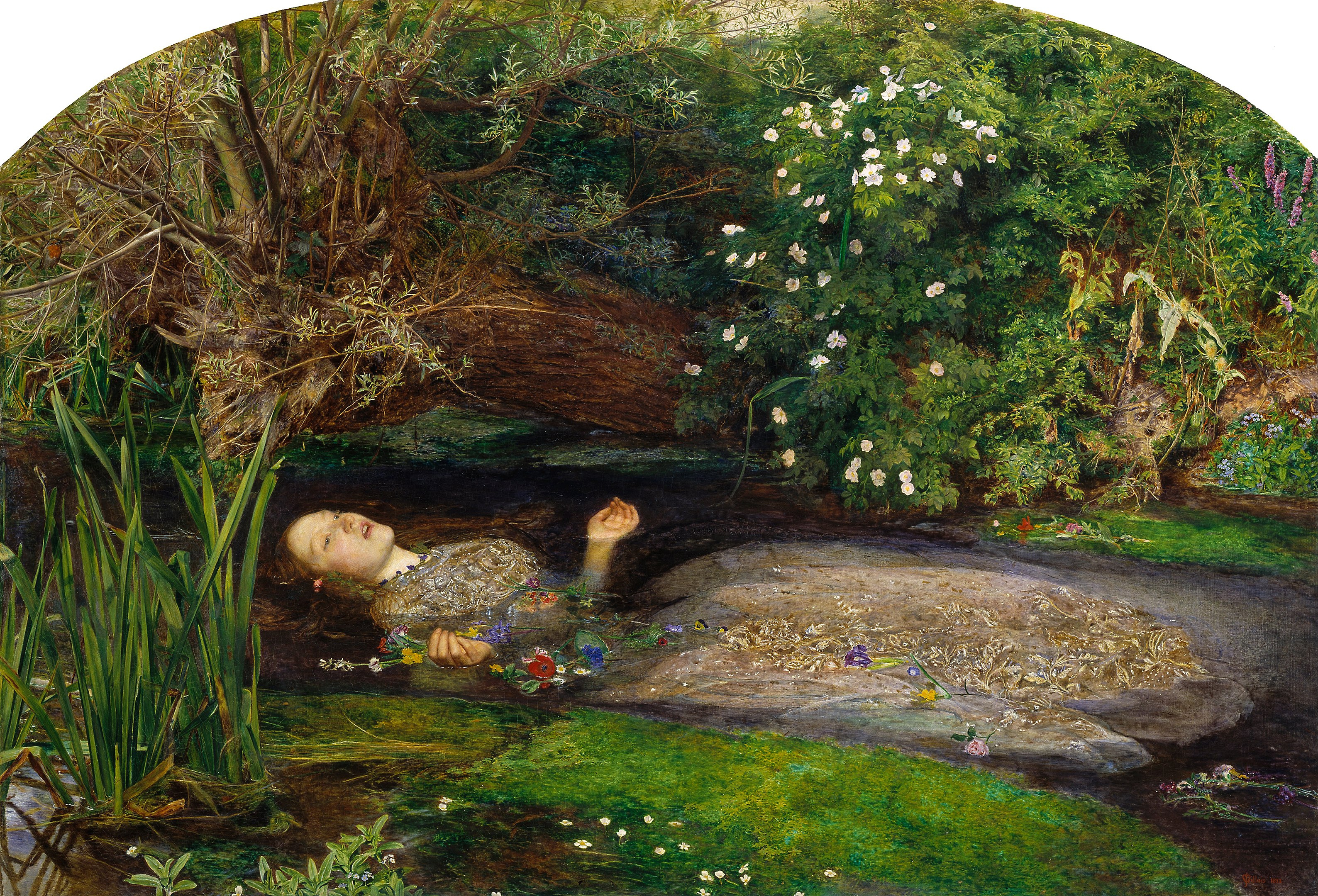Ophelia by John Everett Millais Reproduction