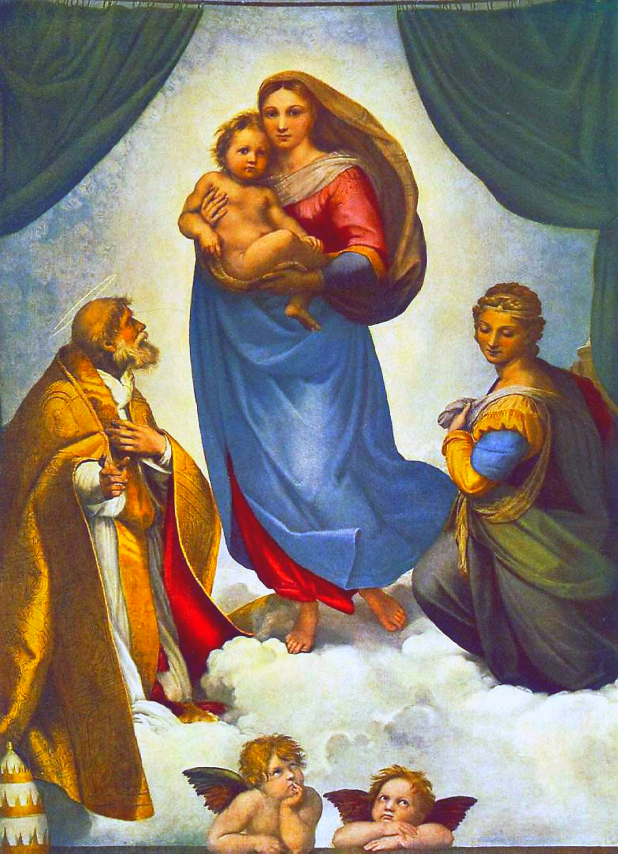 The Sistine Madonna by Raphael Reproduction