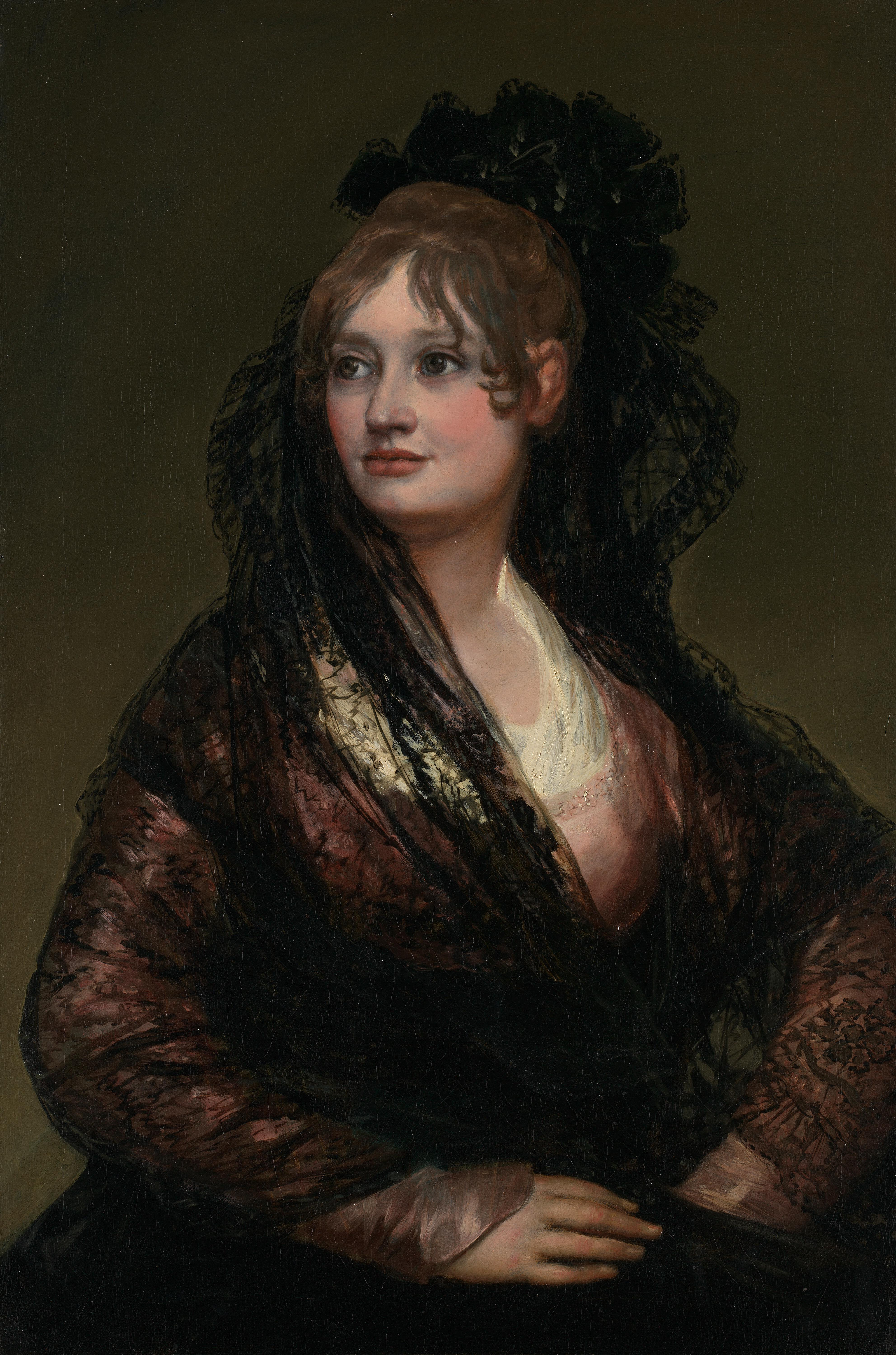 Portrait of Doña Isabel Cobos de Porcel by Francisco Goya Reproduction