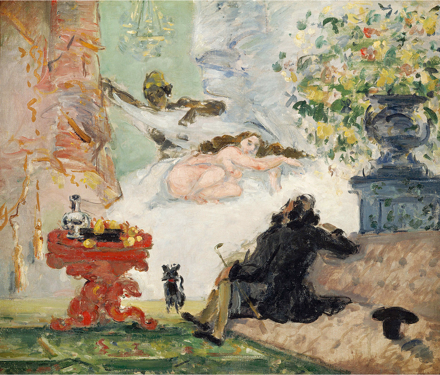 A Modern Olympia by Paul Cézanne Reproduction