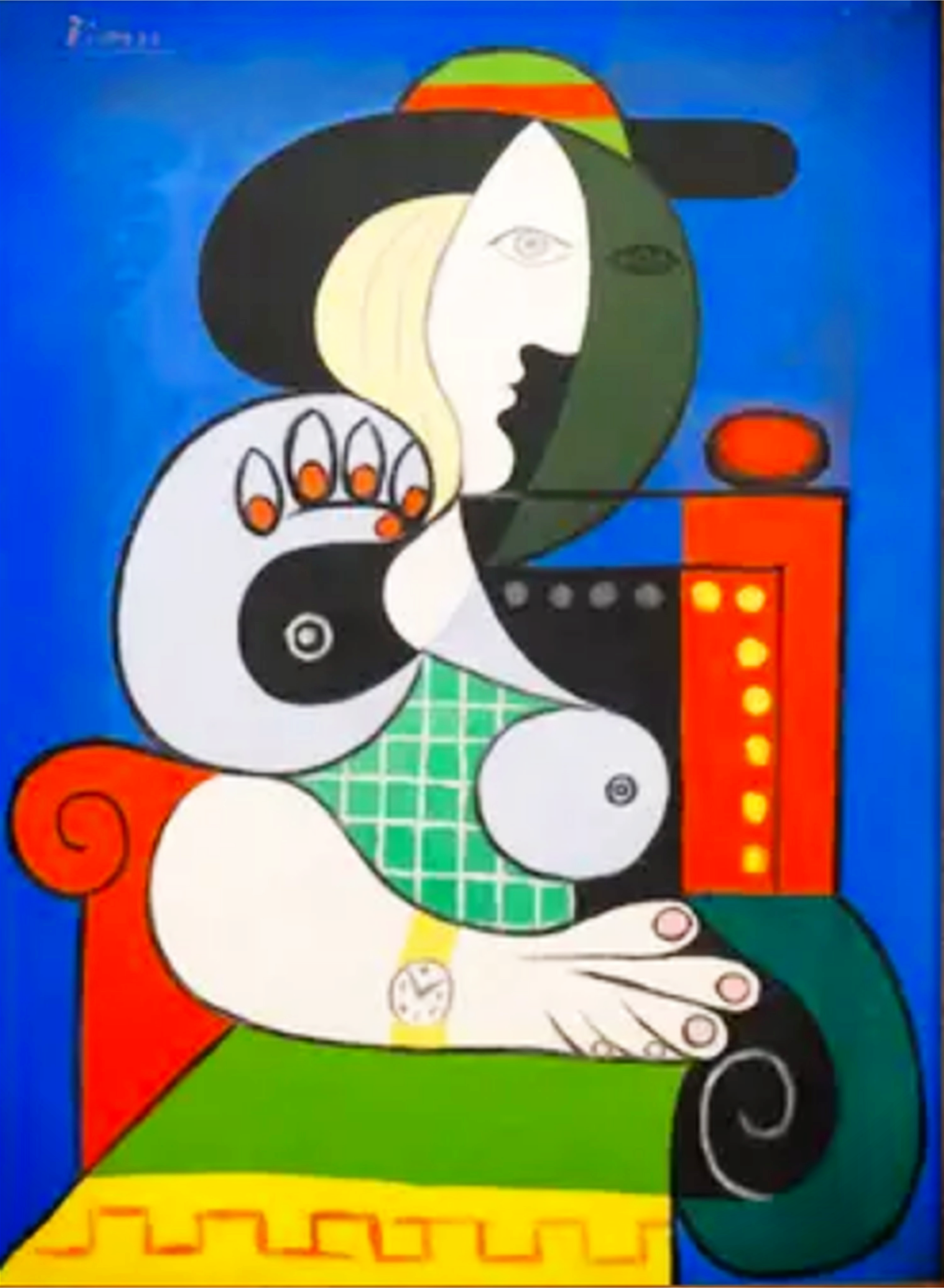 Femme à la montre (Woman with a Watch) by Pablo Picasso Oil Reproduction